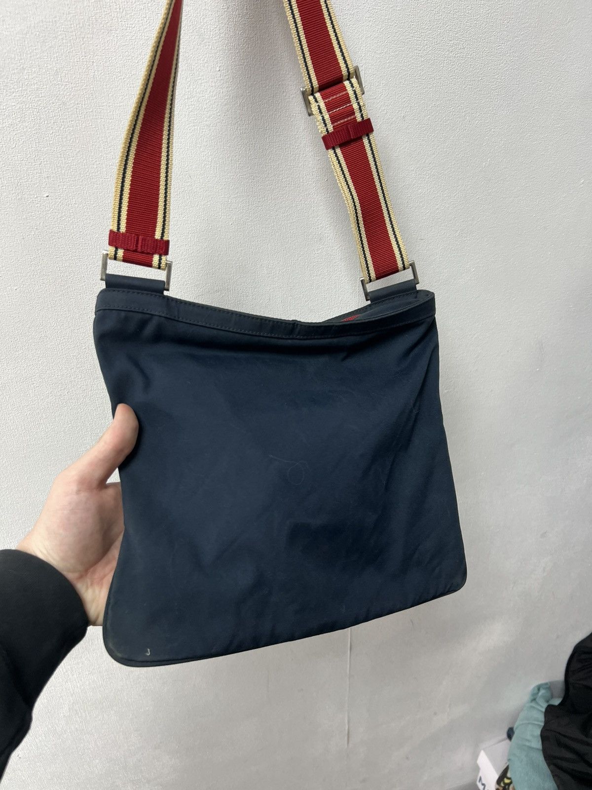Prada Prada Luna Rossa Crossbody Messenger Bag Mens One Size Size ONE SIZE - 8 Thumbnail