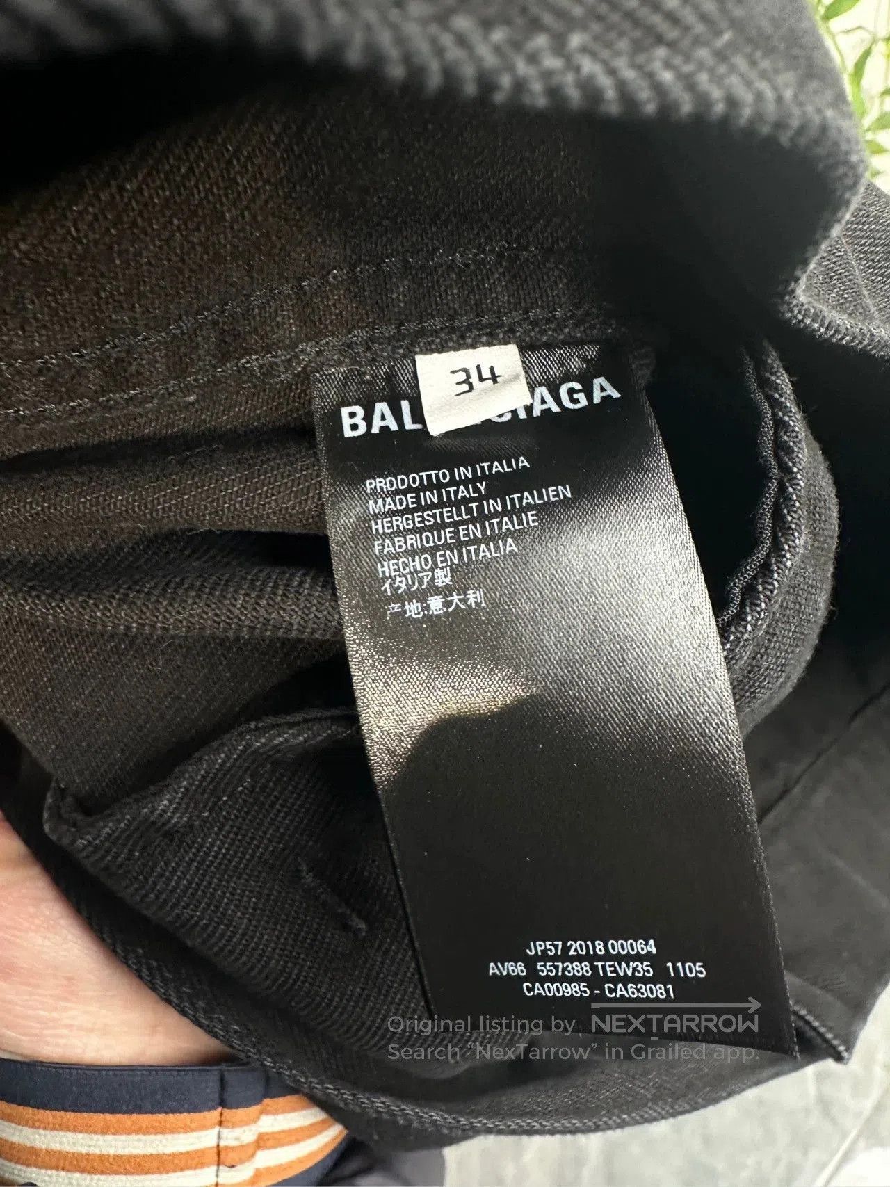 Balenciaga Balenciaga Embroidered Logo Denim Jacket. Size US XL / EU 56 / 4 - 6 Thumbnail