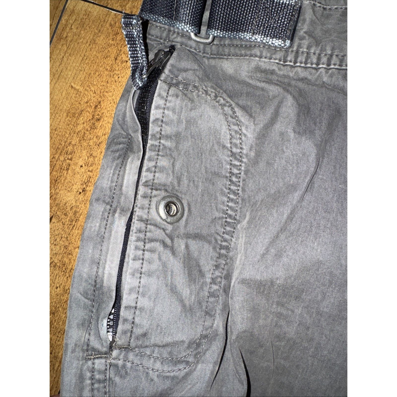 Old Navy × Vintage Vintage Old Navy Extra Baggy Cargo Pants Grey Y2K Skater 90s Size US 42 / EU 58 - 2 Thumbnail