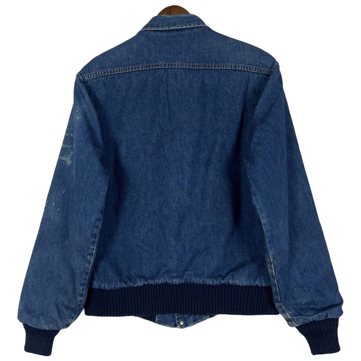 Wrangler 70s-80s Vintage Wrangler 229MJL Denim Bomber Jacket Size US M / EU 48-50 / 2 - 2 Thumbnail