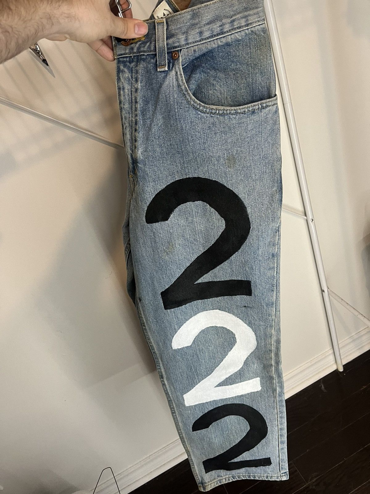 Arizona Jean Co. Hand painted denim Size US 32 / EU 48 - 2 Thumbnail