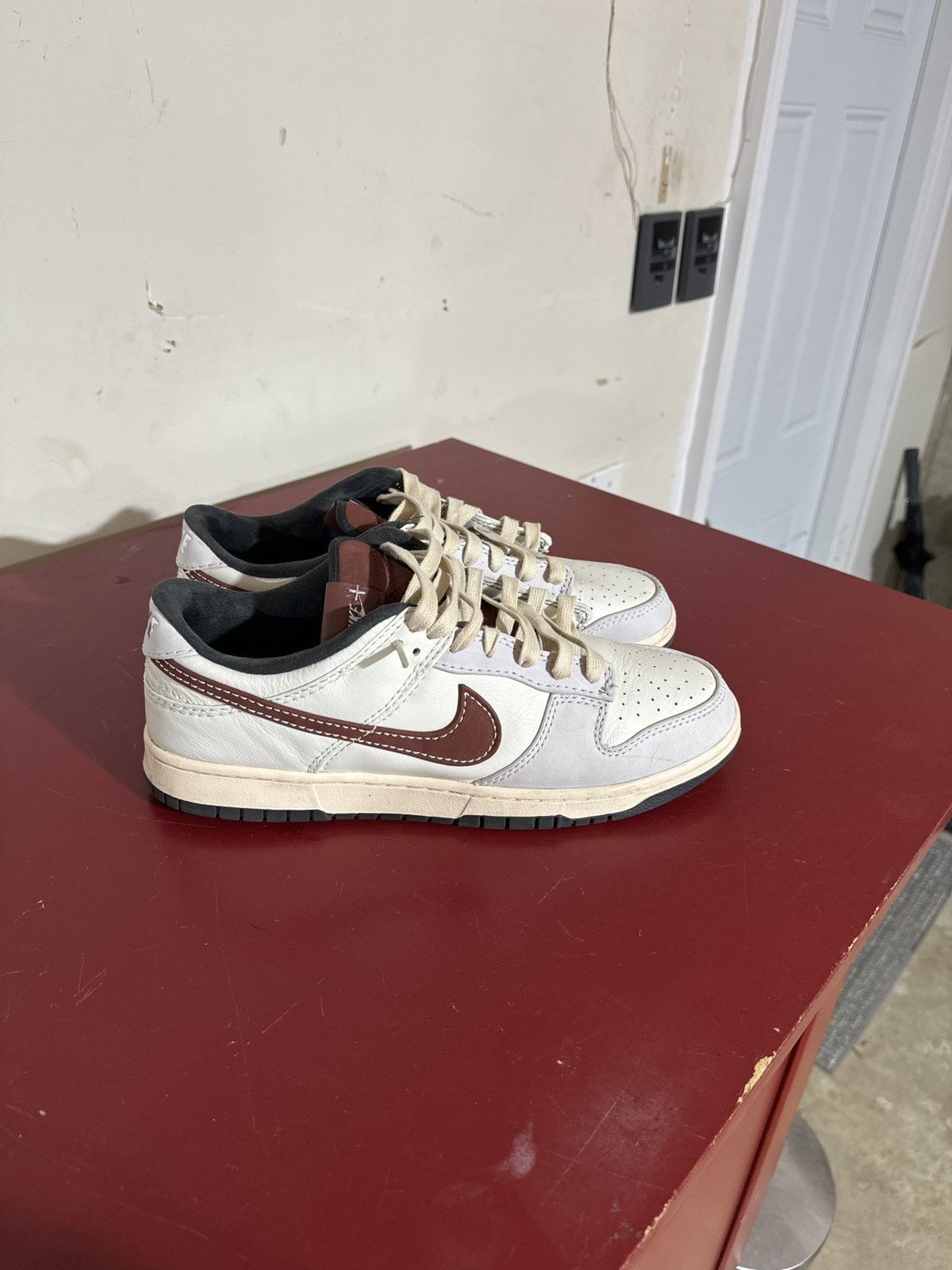 Nike Nike Dunk Pearl White/Dark Pony Size US 13 / EU 46 - 1 Thumbnail