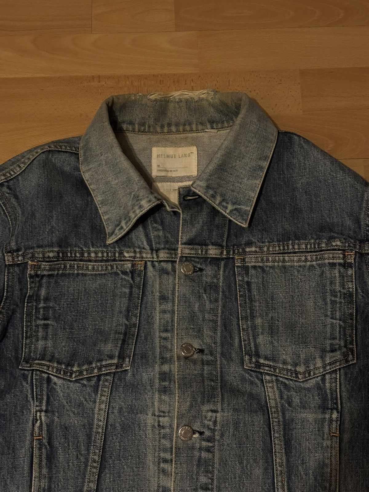 Helmut Lang Helmut Lang Denim Trucker Jacket AW98 Size US M / EU 48-50 / 2 - 2 Thumbnail
