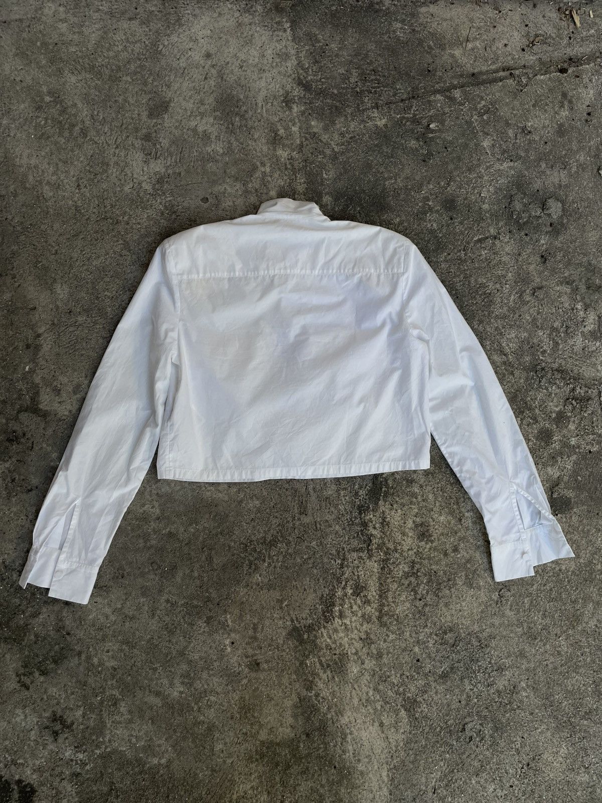 Fendi Fendi | White Crop Shirt Size S / US 4 / IT 40 - 4 Thumbnail