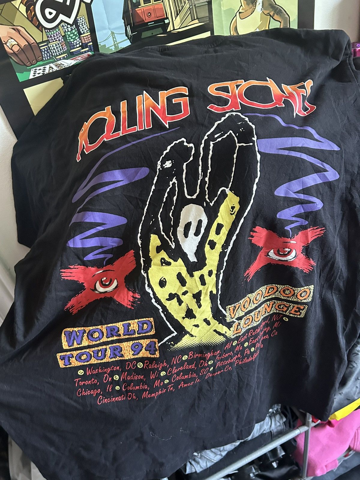 The Rolling Stones Rolling Stones voodoo lounge 1994 tour merch Size US L / EU 52-54 / 3 - 2 Thumbnail