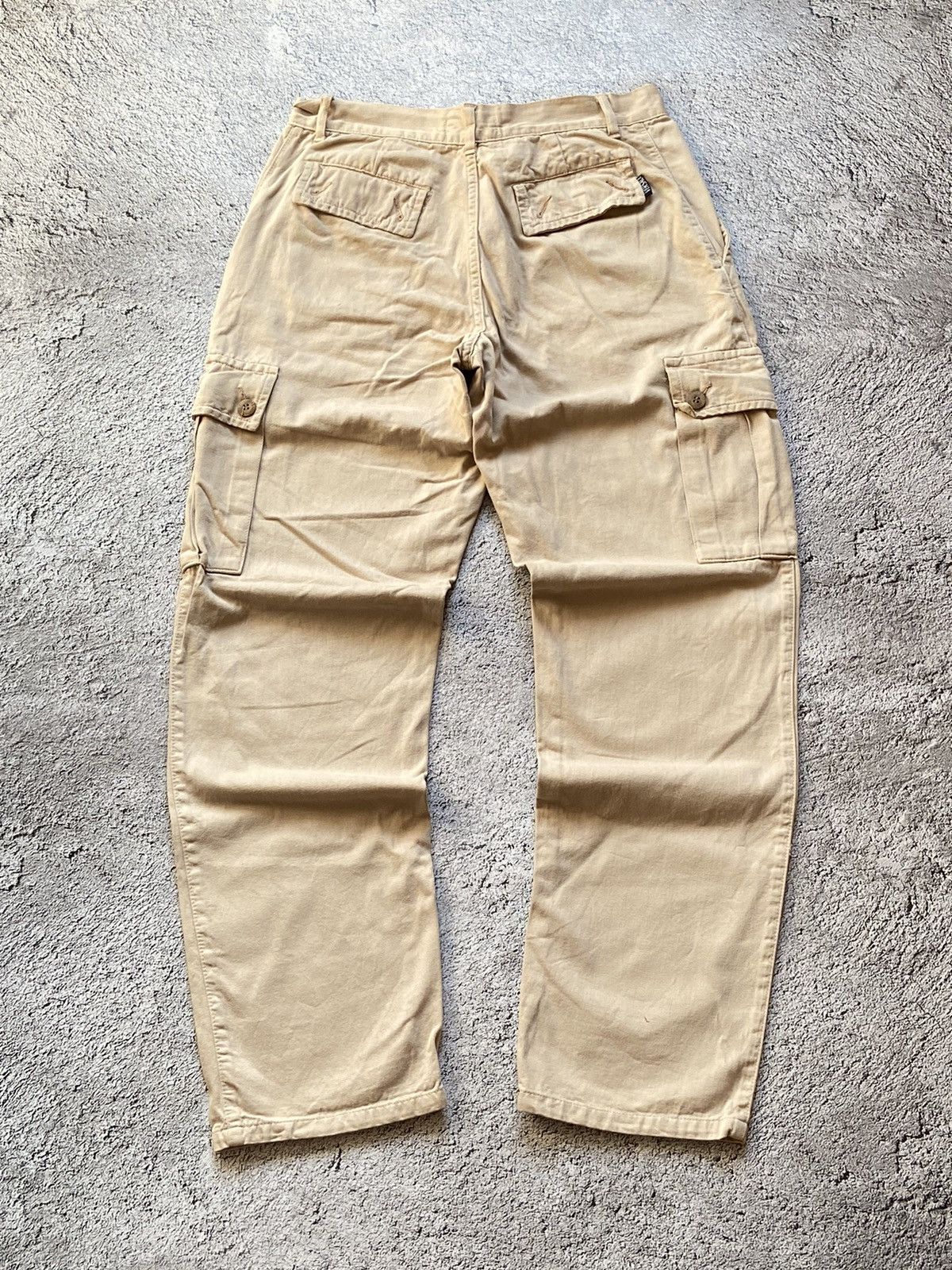 Versace Jeans Couture × Vintage Vintage Versace Distressed Cargo Pants Size US 31 - 4 Thumbnail