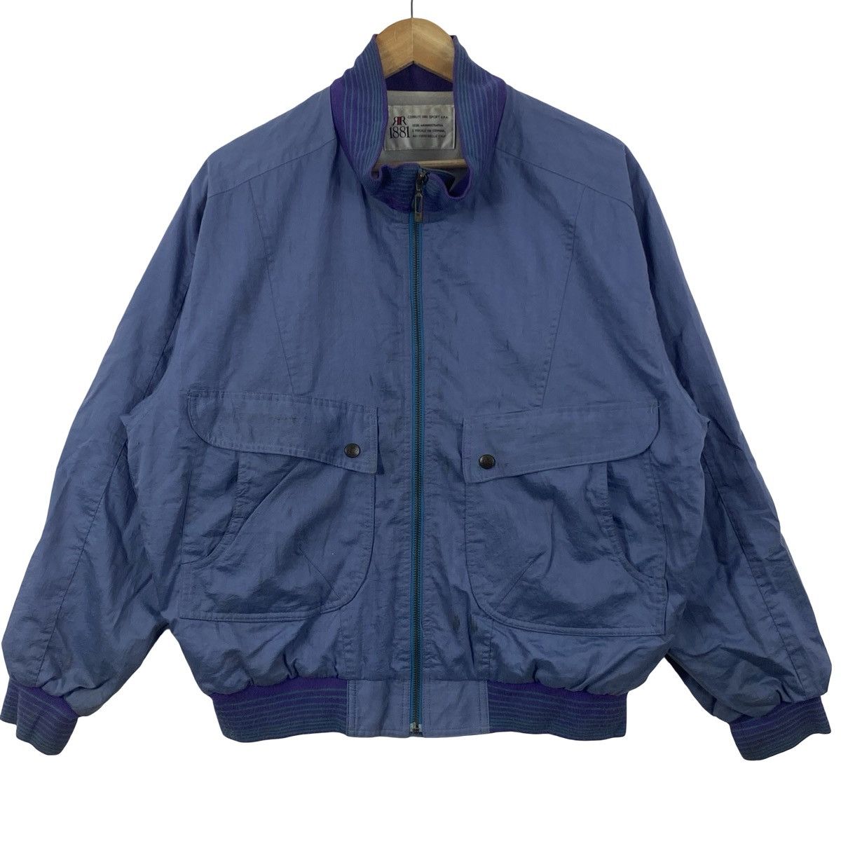 Cerruti 1881 Vintage CERRUTI 1881 SPORT Bomber Jacket Made in Italy Size US XXL / EU 58 / 5 - 5 Thumbnail