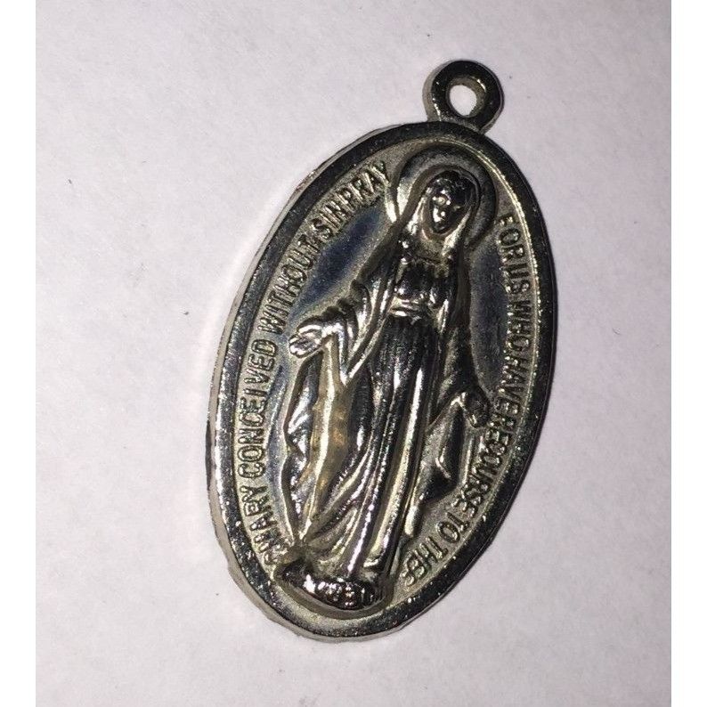 Other Holy Mother Religious pendant - Mary Conceived without sin - Size ONE SIZE - 3 Thumbnail