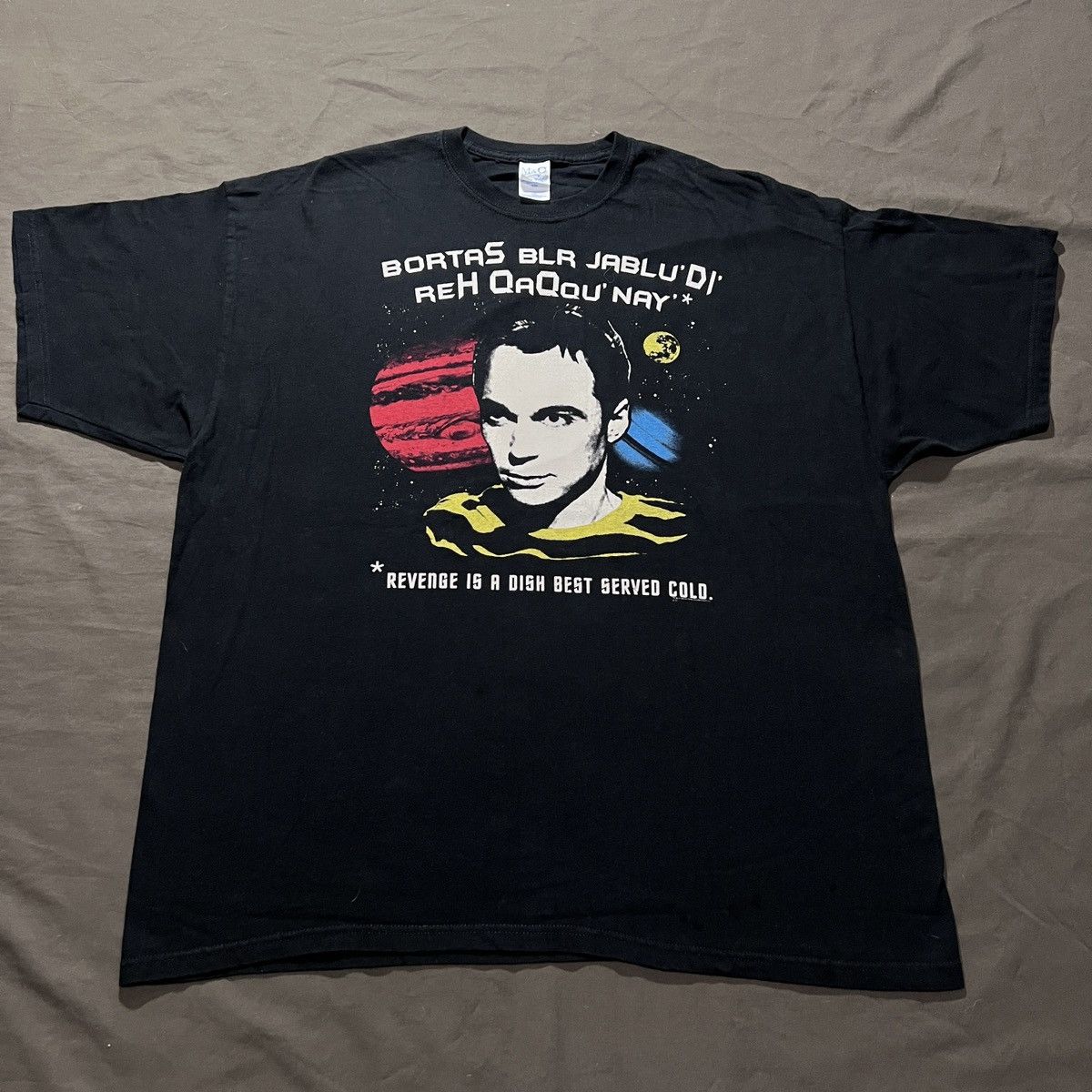 Vintage Vtg. Y2K StarTrek Sheldon Cooper Klingon Revenge Movie 2XL Size US XXL / EU 58 / 5 - 2 Thumbnail