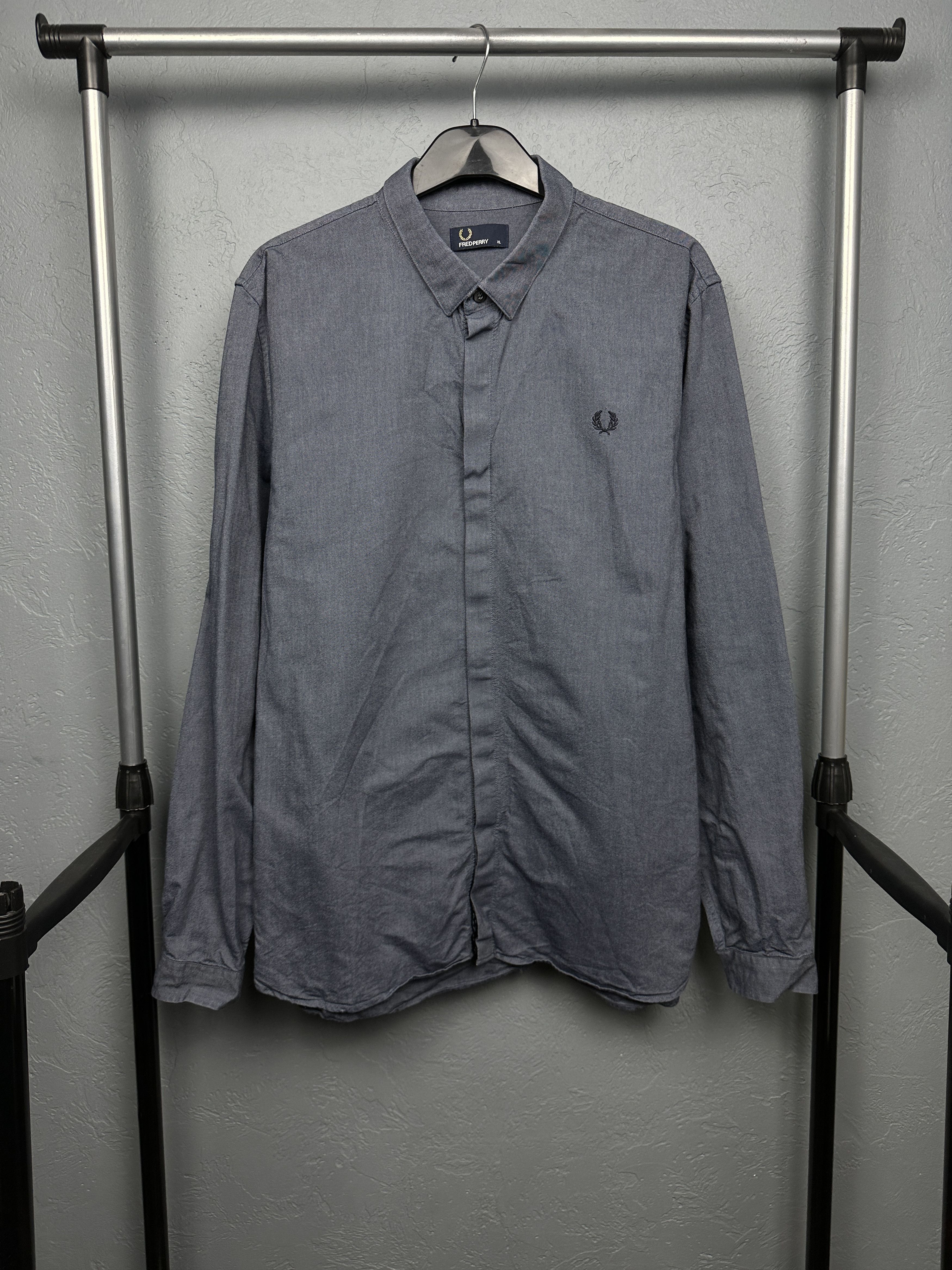 Fred Perry × Vintage Fred Perry Vintage Mens Long Sleeve Shirt Size US XL / EU 56 / 4 - 1 Thumbnail