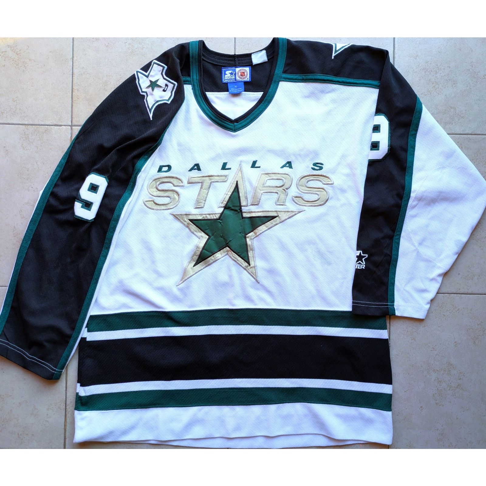 NHL × Starter MODANO Dallas Stars 90s jersey XL white home hockey vintage Size US XL / EU 56 / 4 - 2 Thumbnail