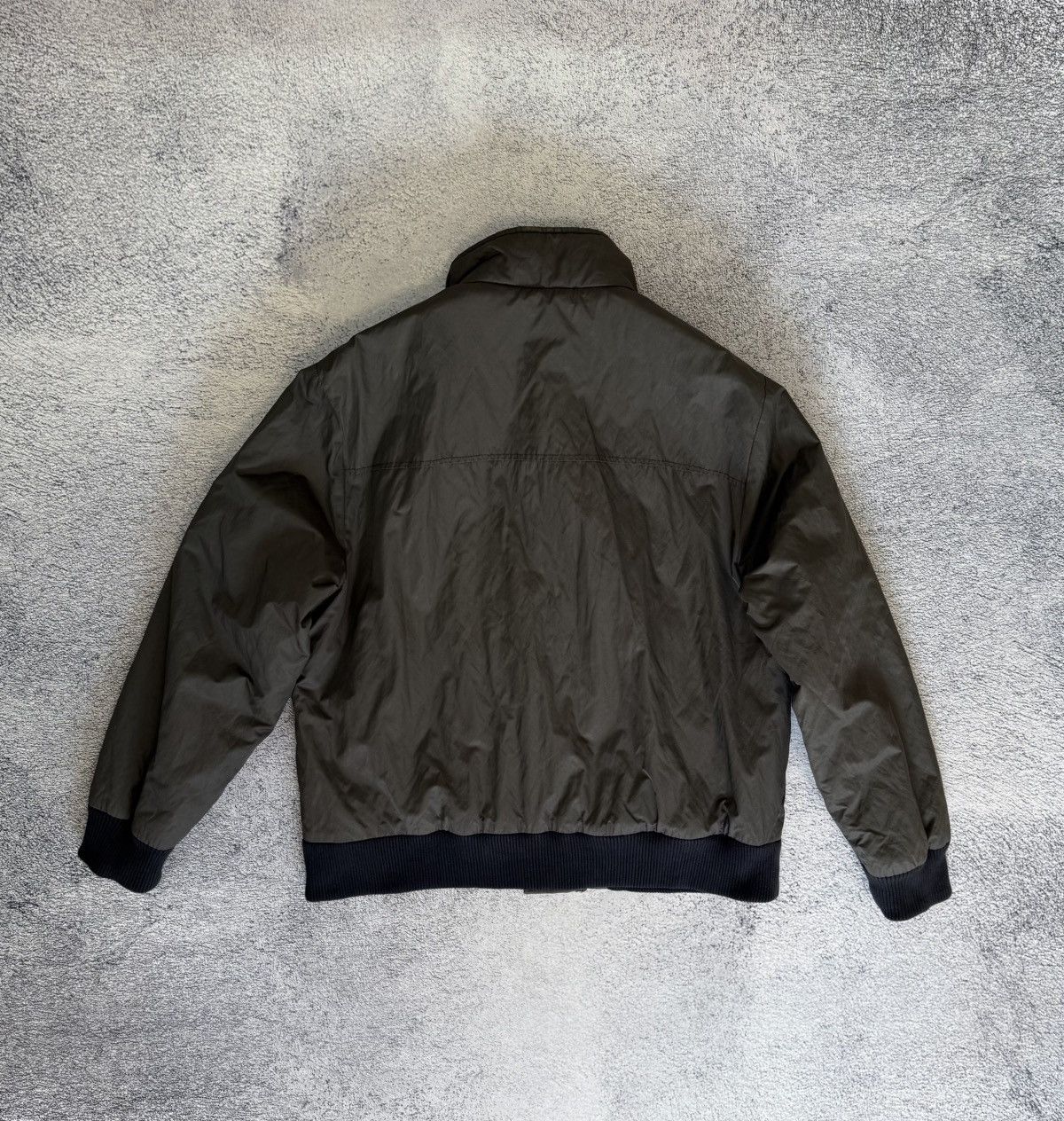 Yves Saint Laurent YSL Yves Saint Laurent Jacket L Graphite Logo Bomber Designe Size US L / EU 52-54 / 3 - 8 Thumbnail