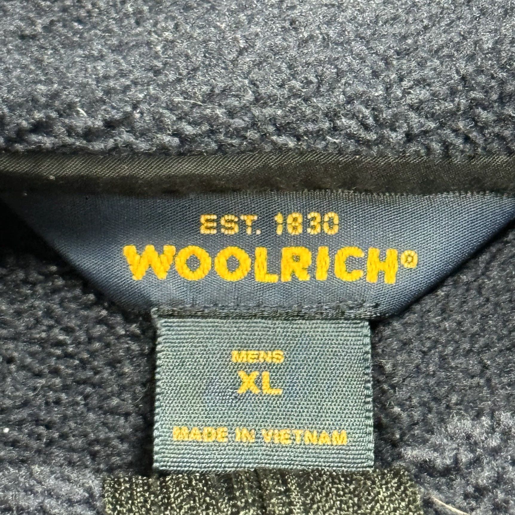 Vintage WOOLRICH MENS Jacket 1/4 Zip Fleece Purple XL Outdoor Outdoorwear Hiking Size US XL / EU 56 / 4 - 4 Thumbnail
