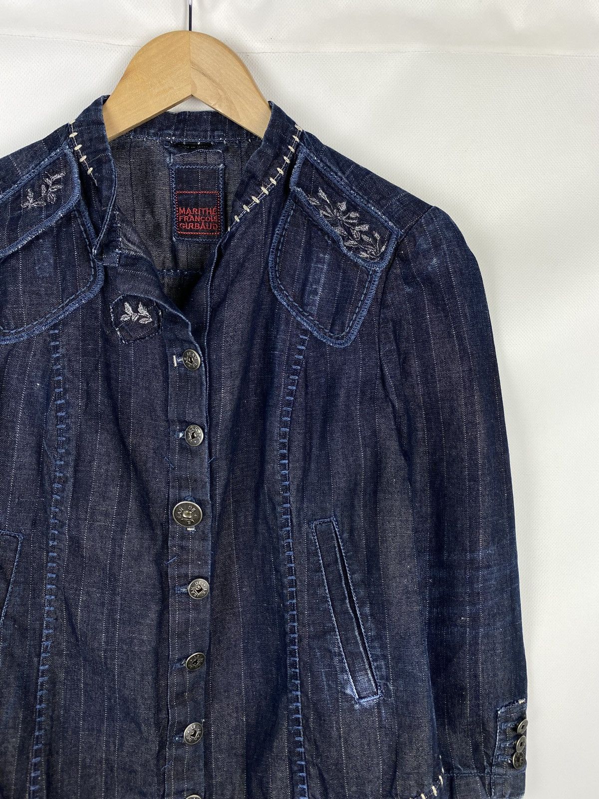 Marithe + Francois Girbaud Marithe Francois Girbaud vintage ladies light denim jacket Size M / US 6-8 / IT 42-44 - 3 Thumbnail