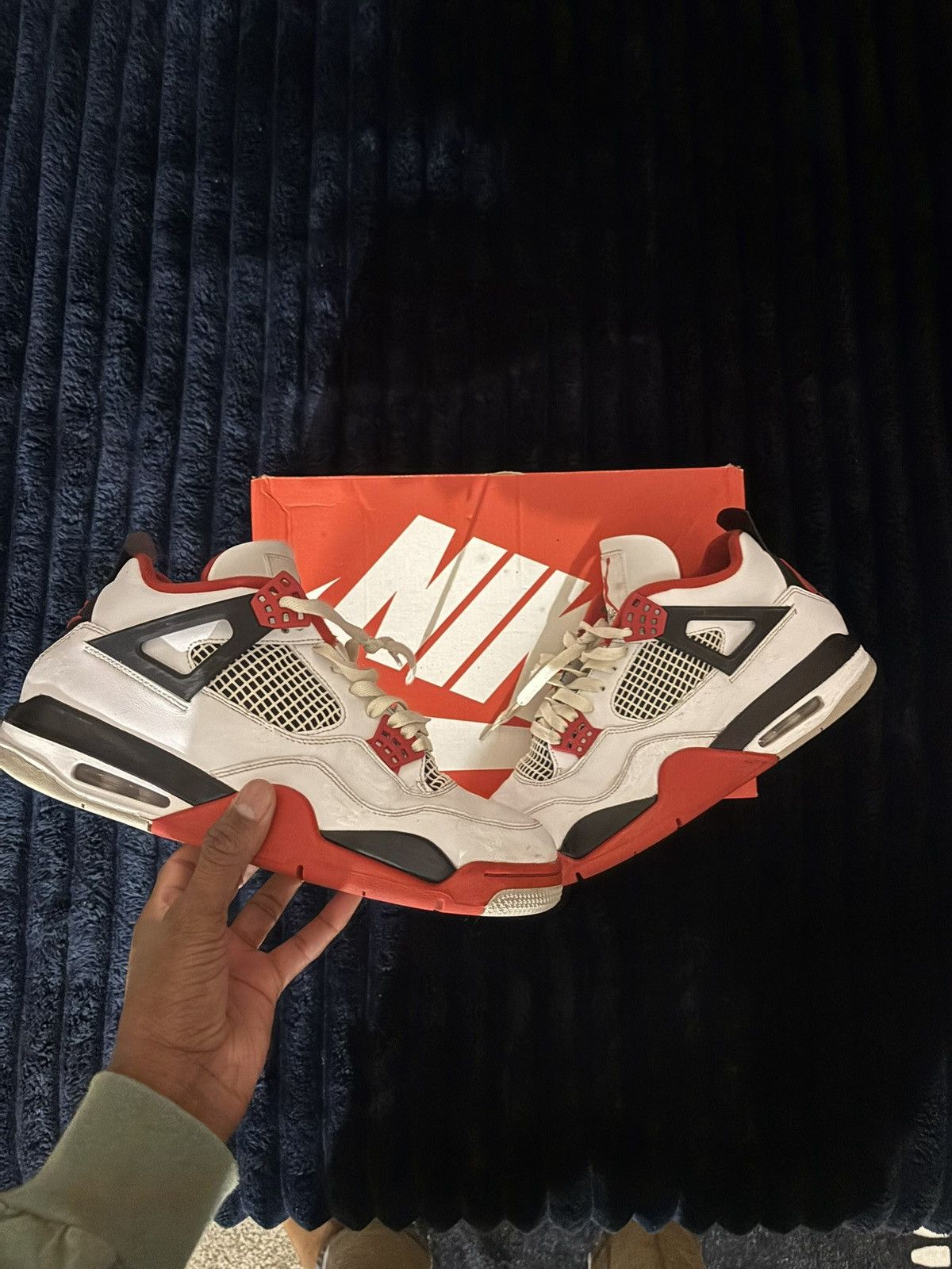 Jordan Brand Air jordan 4 fire red mens size 10 Size US 10 / EU 43 - 1 Thumbnail