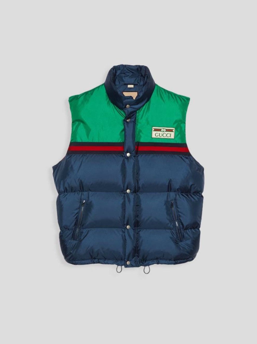 Gucci GUCCI Nylon Satin Padded vest Size US M / EU 48-50 / 2 - 1 Preview
