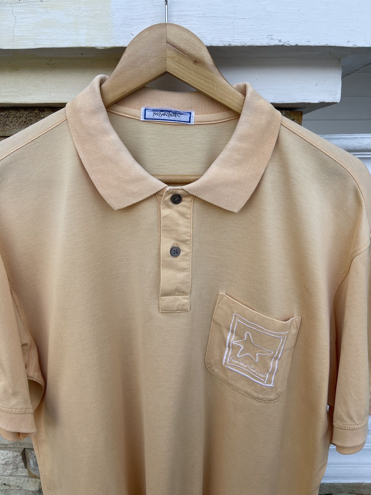 Vintage × Yves Saint Laurent Last Drop🔥Rare🔥Vintage YSL YvesSaintLaurent Polo Tee Size US XL / EU 56 / 4 - 3 Thumbnail