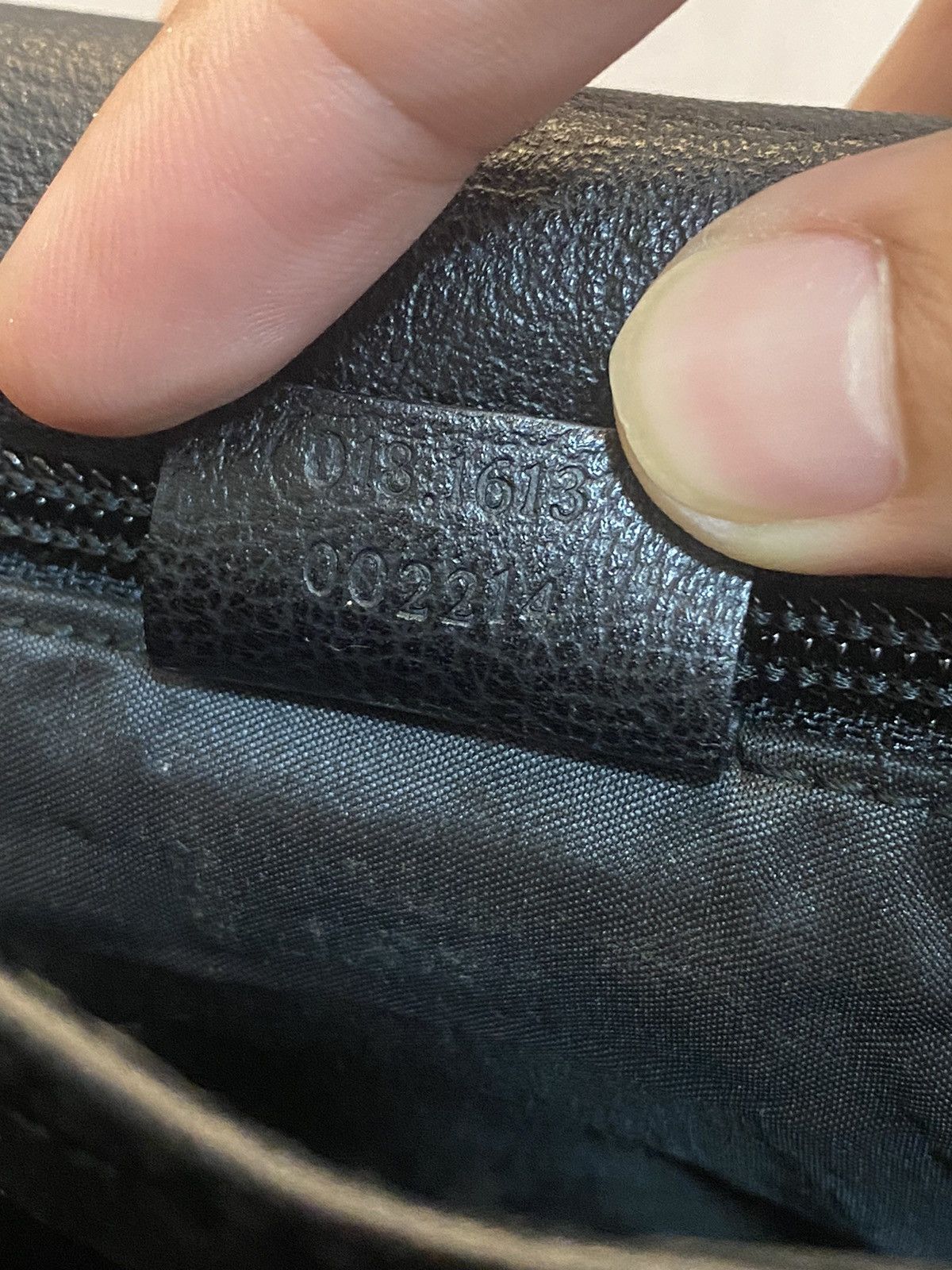 Gucci Gucci Leather Clutch Bag Black Made Italy Size ONE SIZE - 13 Thumbnail