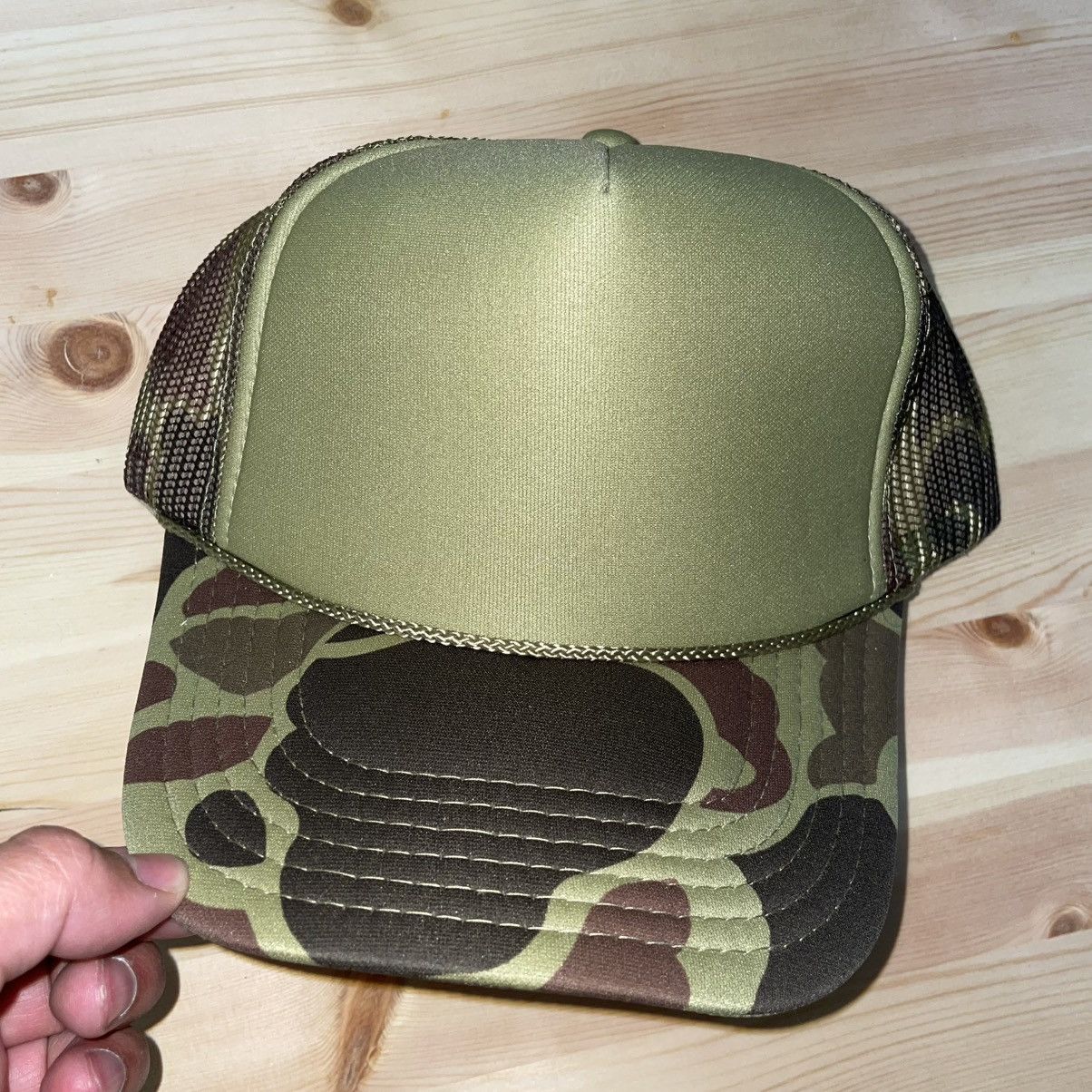 Otto Vintage Duck Camo Trucker Hat Size ONE SIZE - 5 Thumbnail