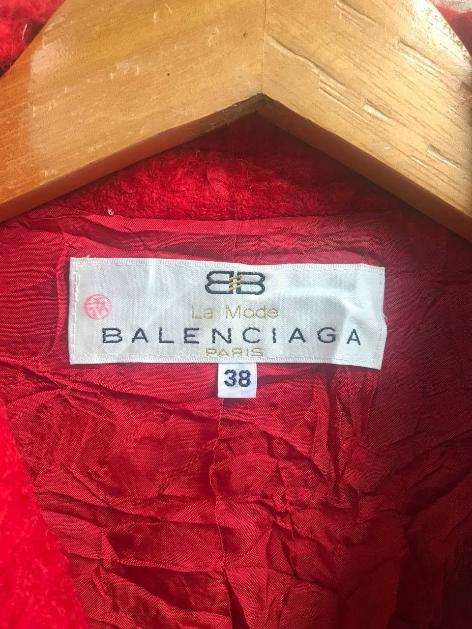Balenciaga BALENCIAGA TWEED BLAZER JACKET Size S / US 4 / IT 40 - 3 Thumbnail