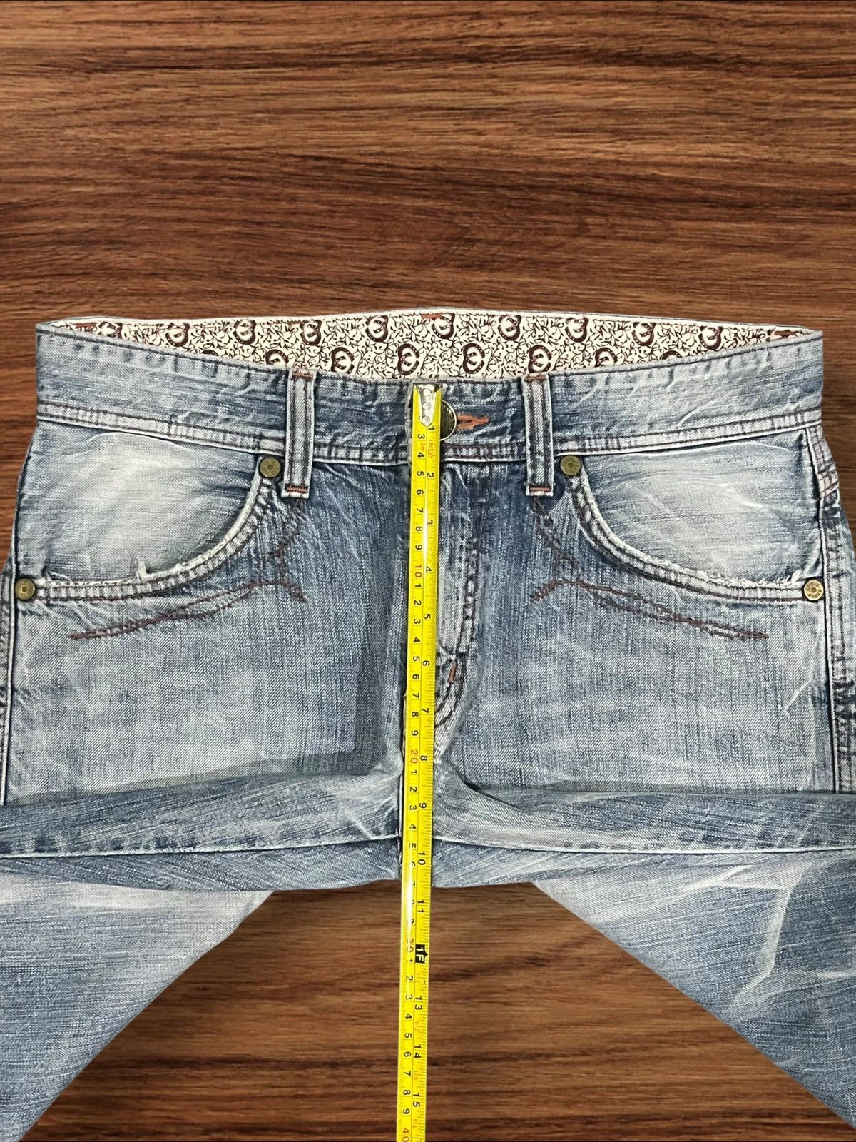 Edwin Vintage Japanese Brand Edwin Blue Way Distressed Loose Jeans Size US 32 / EU 48 - 15 Thumbnail