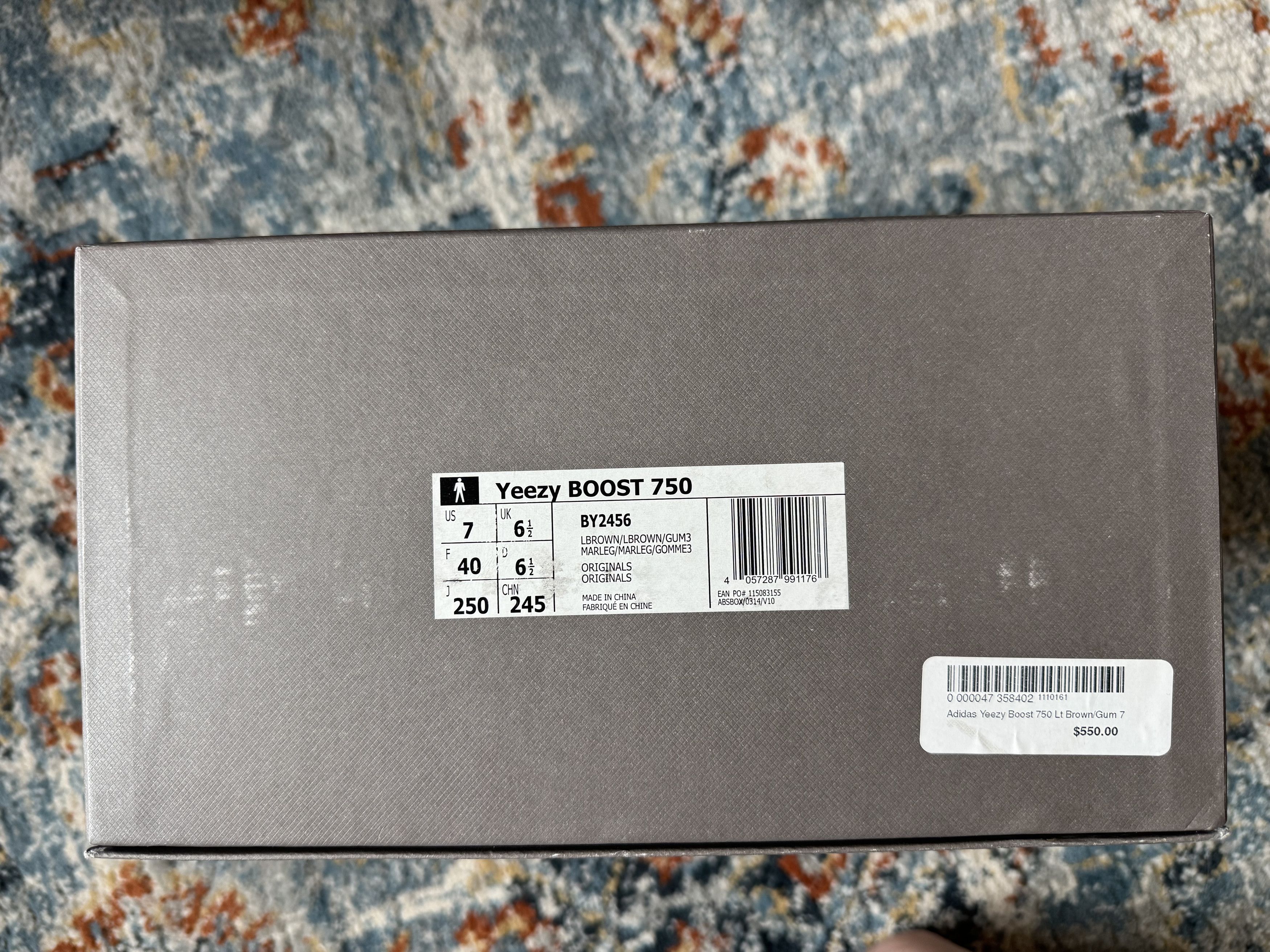 Yeezy adidas Yeezy Boost 750 Chocolate Size US 7 / EU 40 - 3 Thumbnail
