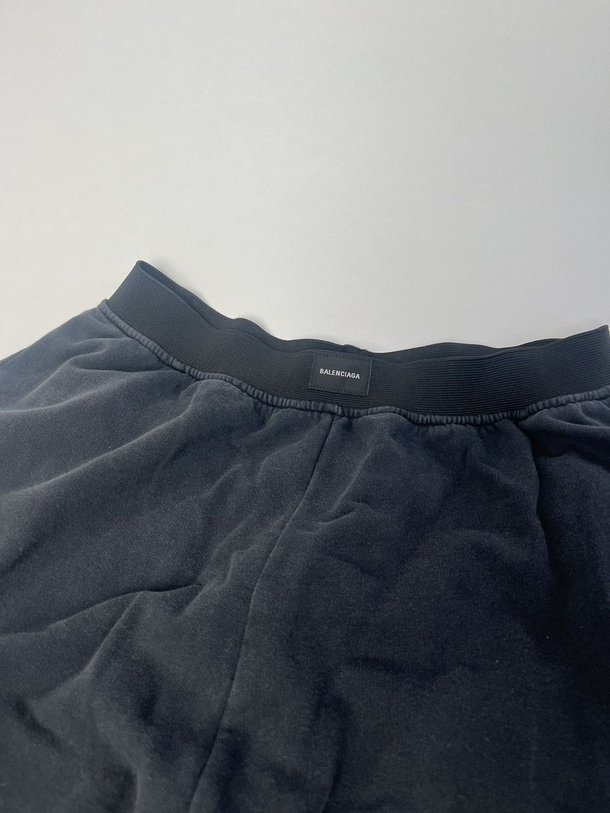 Balenciaga Balenciaga large baggy distressed washed black sweatpants Size US 30 / EU 46 - 2 Thumbnail