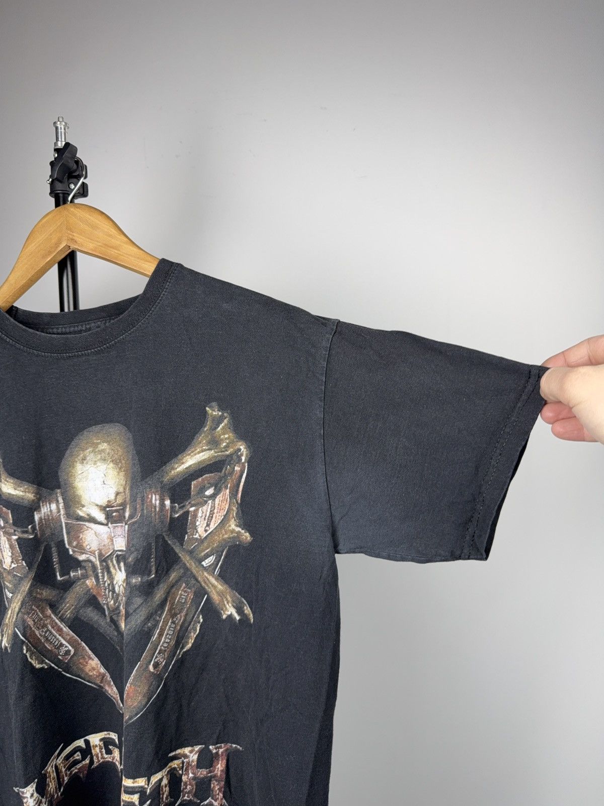 Band Tees 00s Megadeth Skull Graphic Vintage Metal Band T-Shirt Size US M / EU 48-50 / 2 - 4 Thumbnail