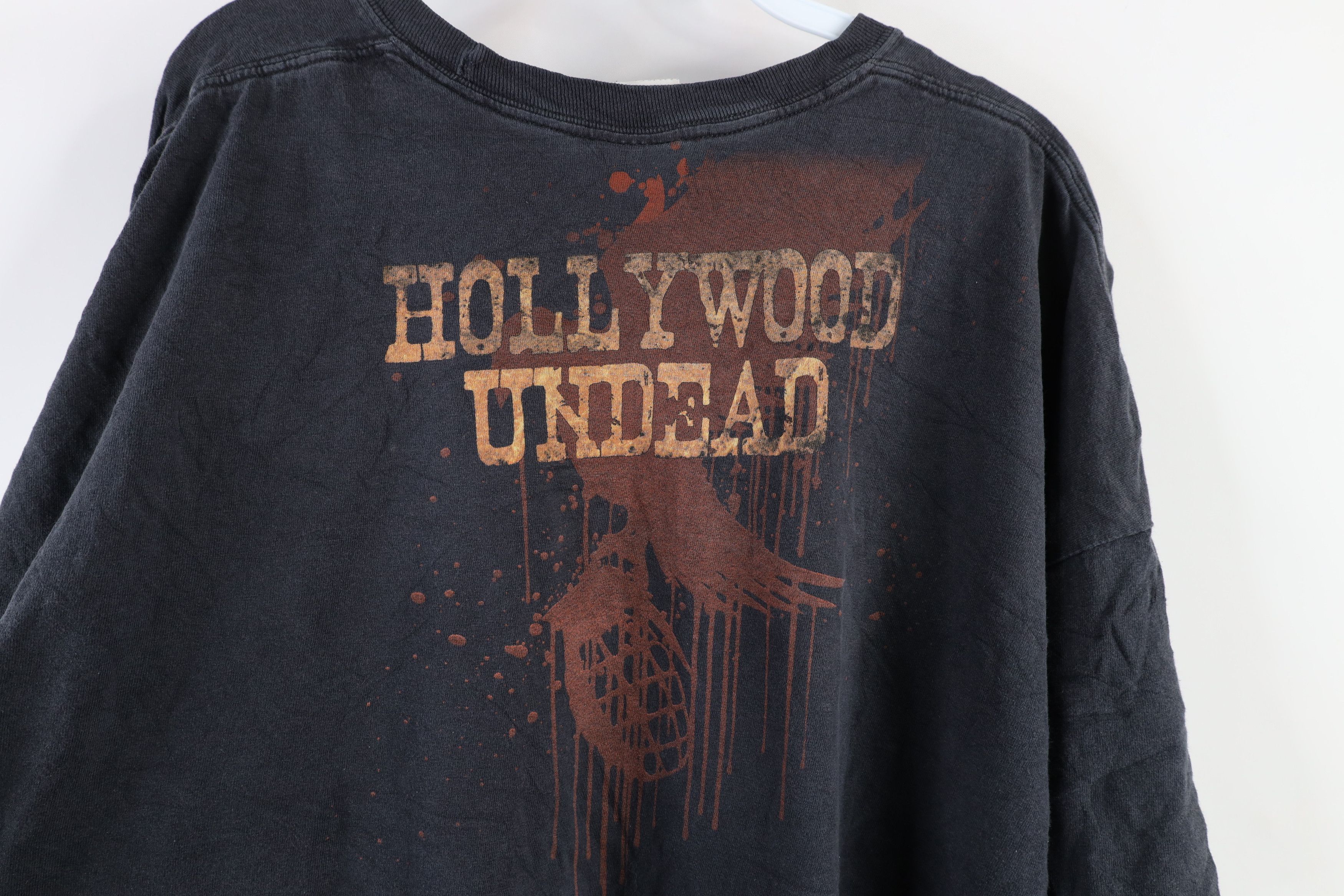 Vintage Vintage Y2K Dead or Alive Hollywood Undead Band T-Shirt Size US XXL / EU 58 / 5 - 7 Thumbnail