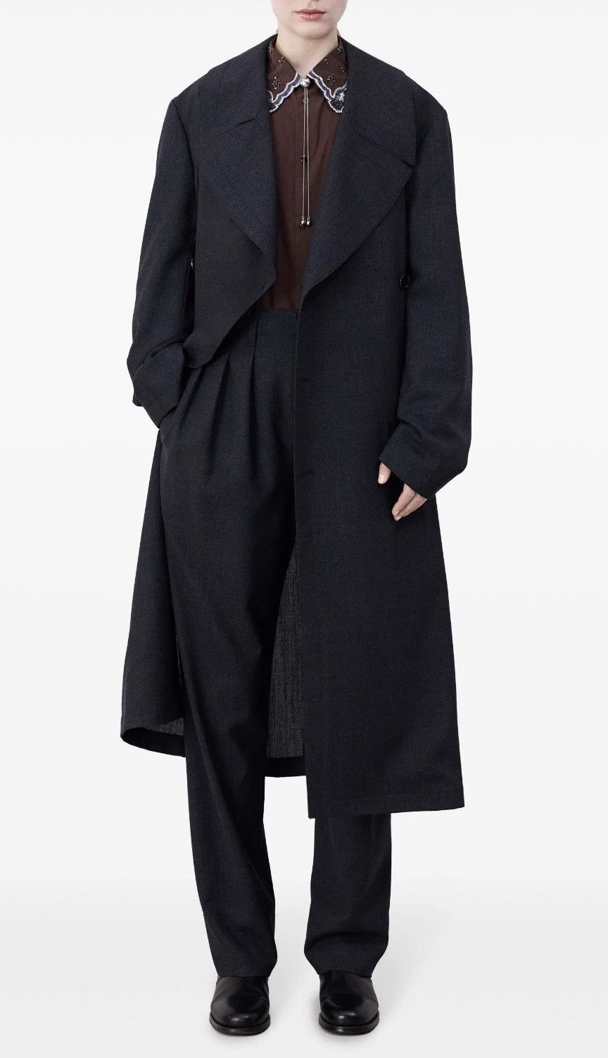 Lemaire LEMAIRE oversized double breasted wool coat Size XS / US 0-2 / IT 36-38 - 5 Thumbnail