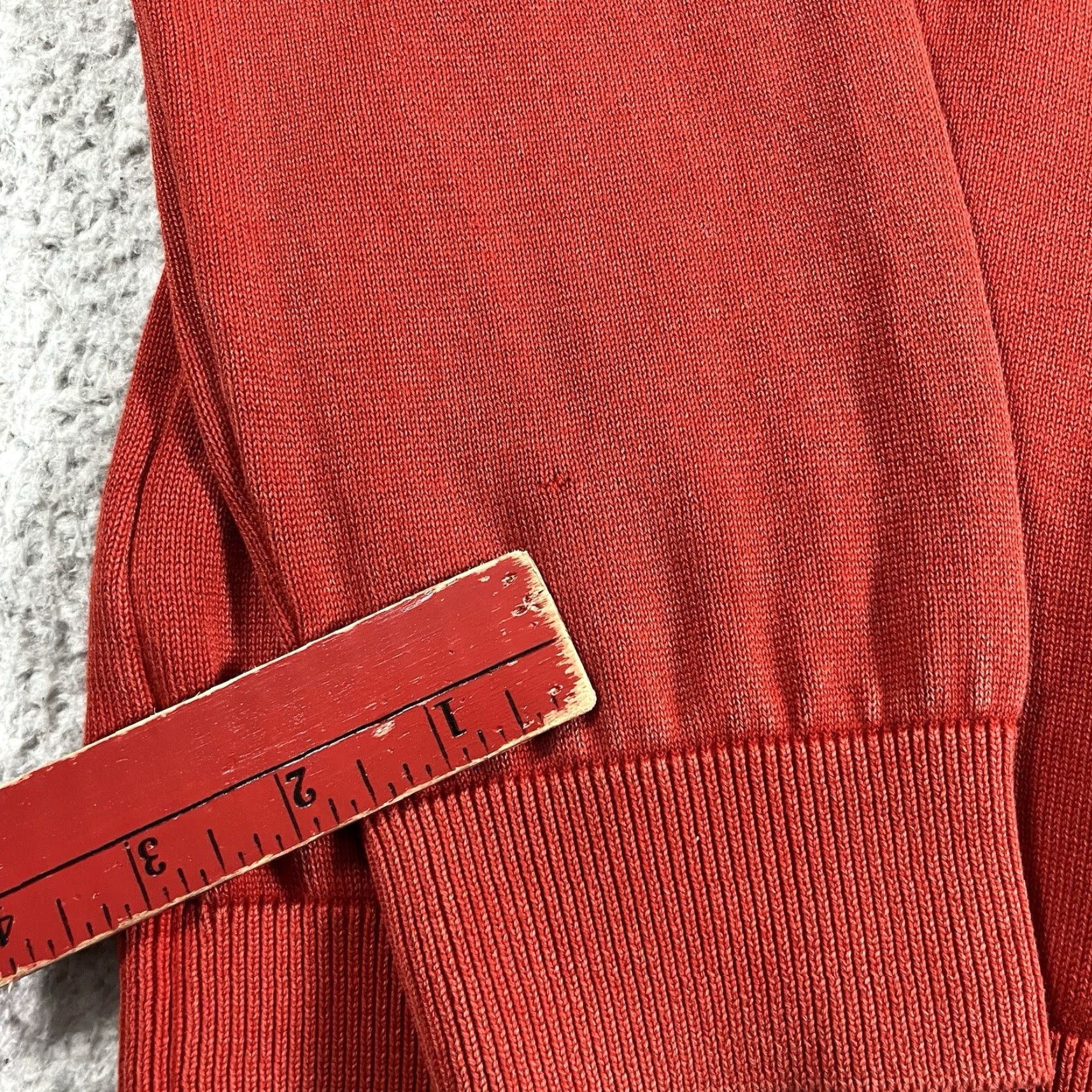 Napapijri Napapijri Sweater Mens M Red Pullover Knit Cotton Logo Embroidered Flag Size US M / EU 48-50 / 2 - 2 Thumbnail