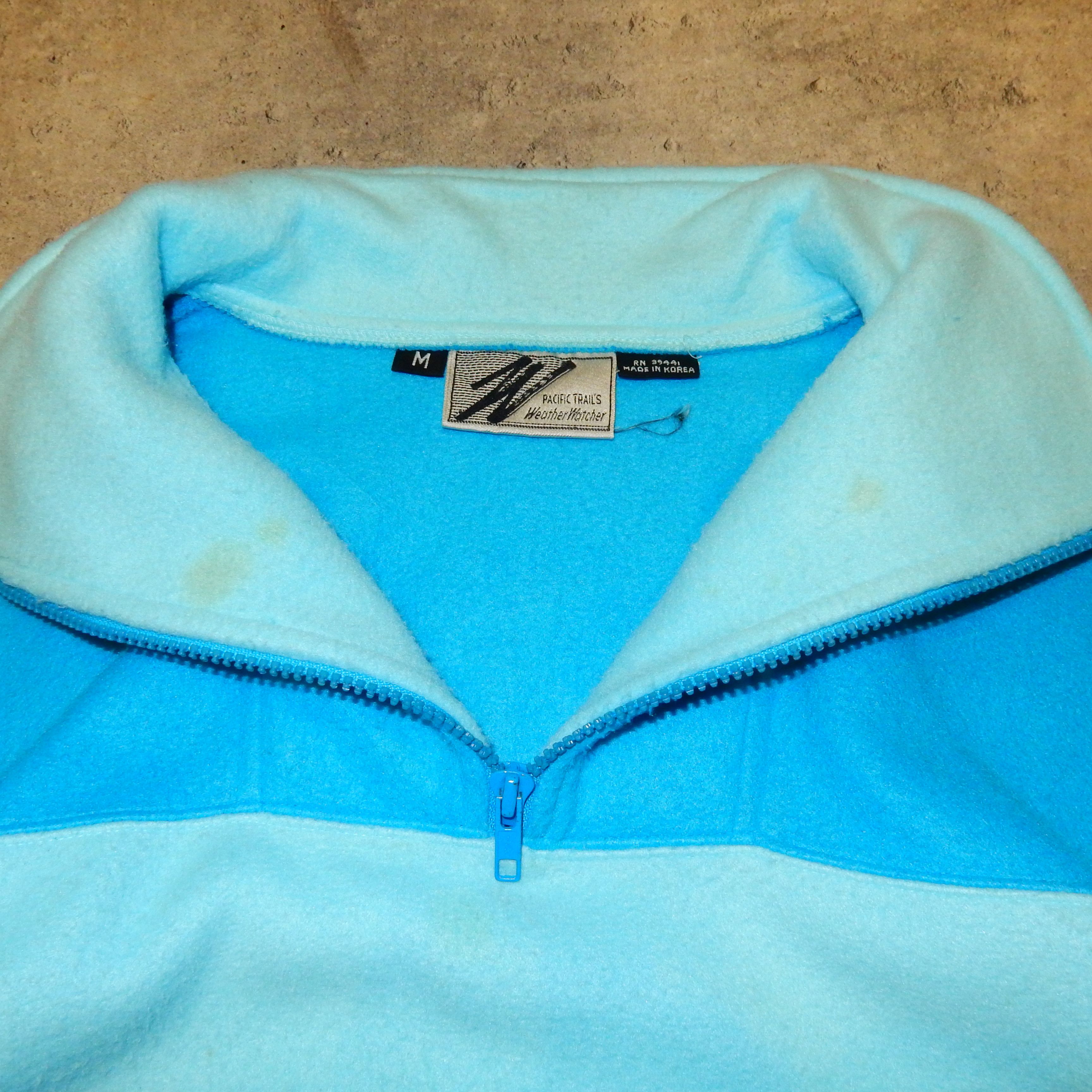 Vintage Korean blue vintage fleece - M Size US M / EU 48-50 / 2 - 5 Thumbnail