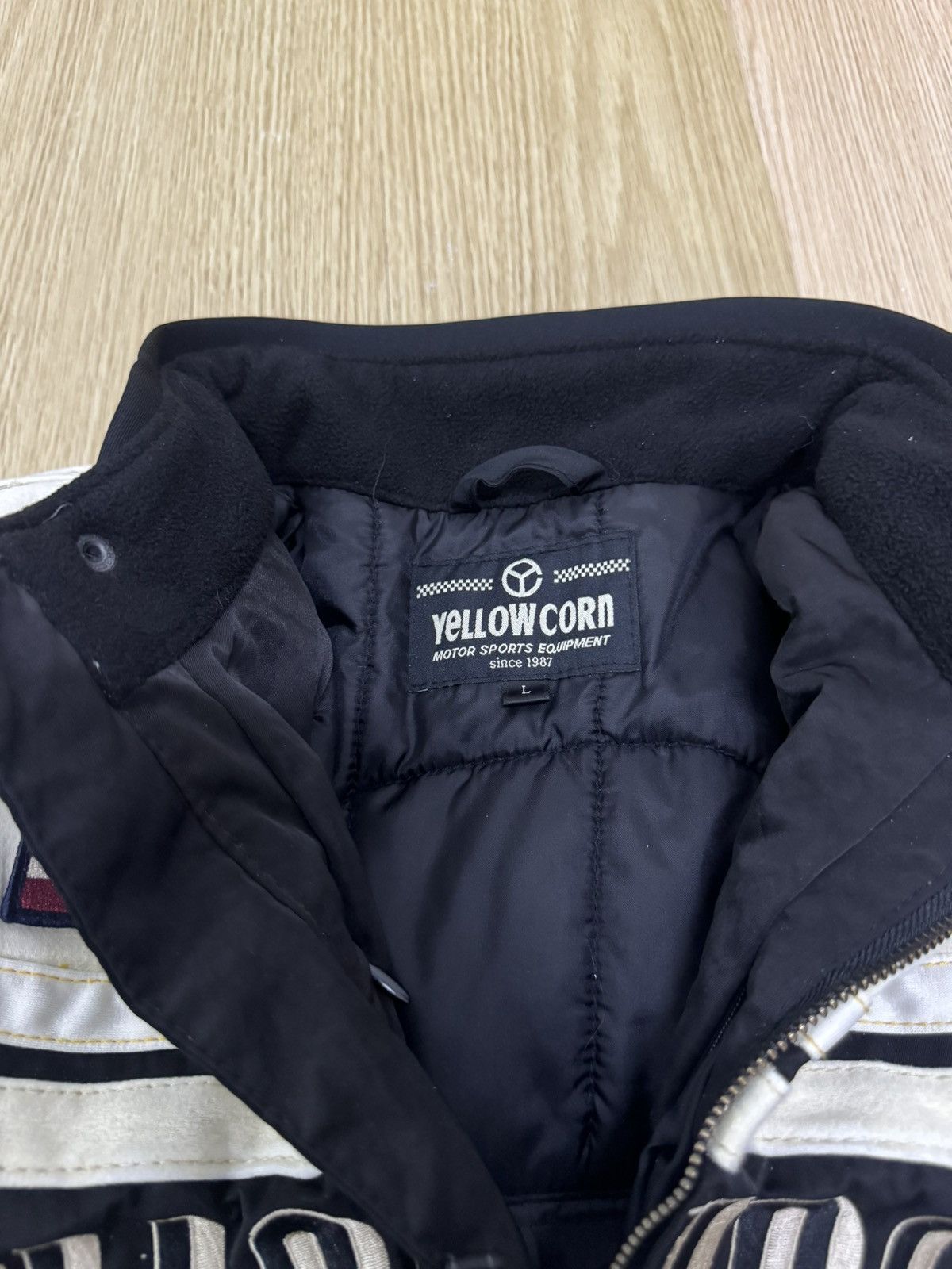 Japanese Brand × YELLOW CORN Yellow corn Record Breaker padded rider jacket Size US L / EU 52-54 / 3 - 8 Thumbnail