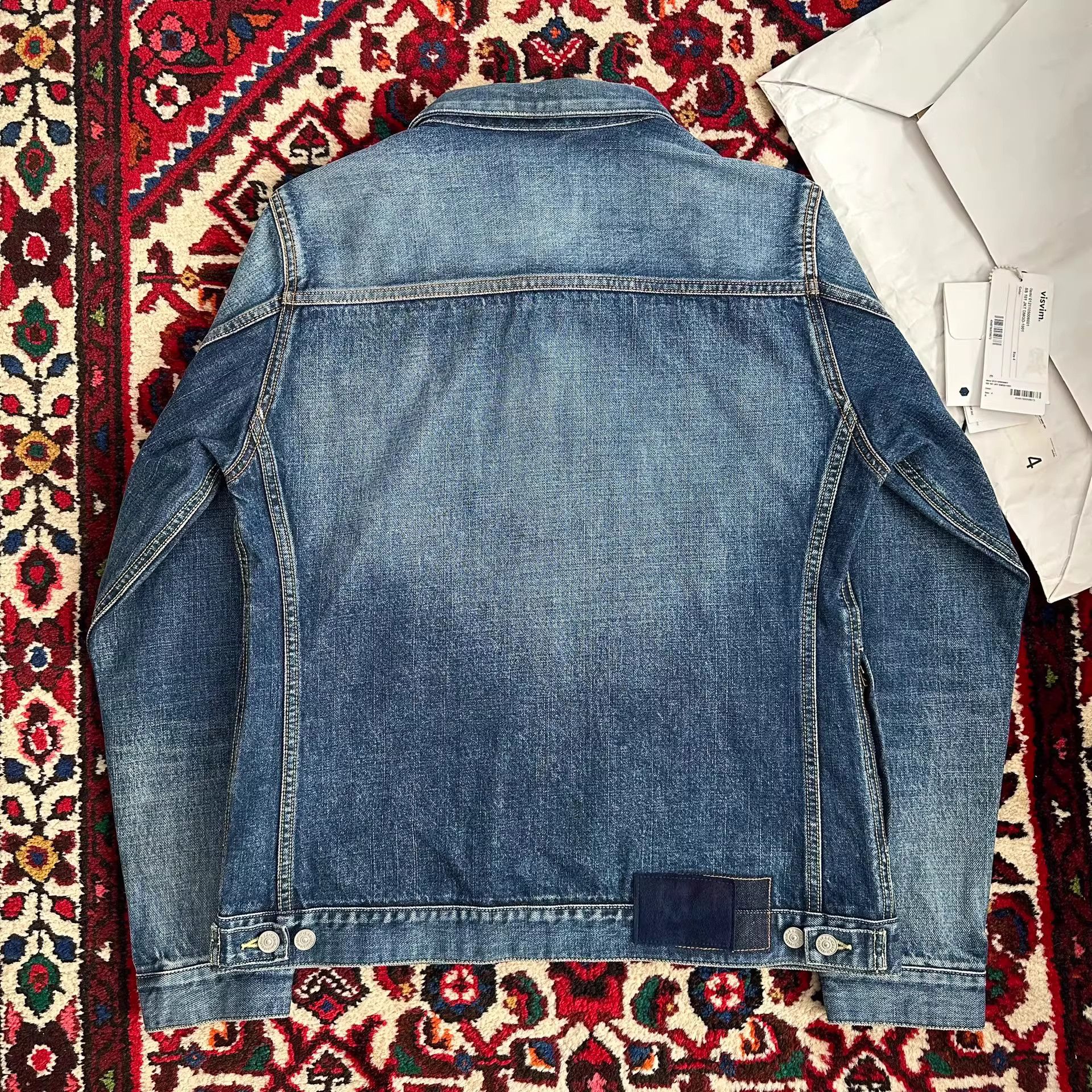 Visvim visvim 21ss 101 JKT DMGD Denim Jacket Size US XL / EU 56 / 4 - 3 Thumbnail