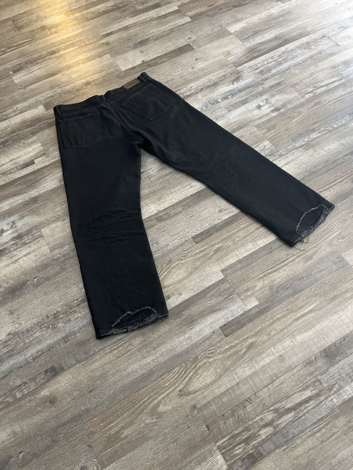 image of Balenciaga Pull Up Denim in Black, Men's (Size 36)