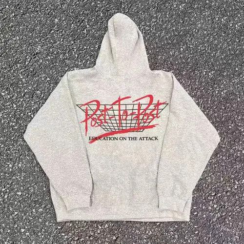 Designer × Japanese Brand Grey washed vintage devil eye print cotton hoodie Size US L / EU 52-54 / 3 - 2 Thumbnail