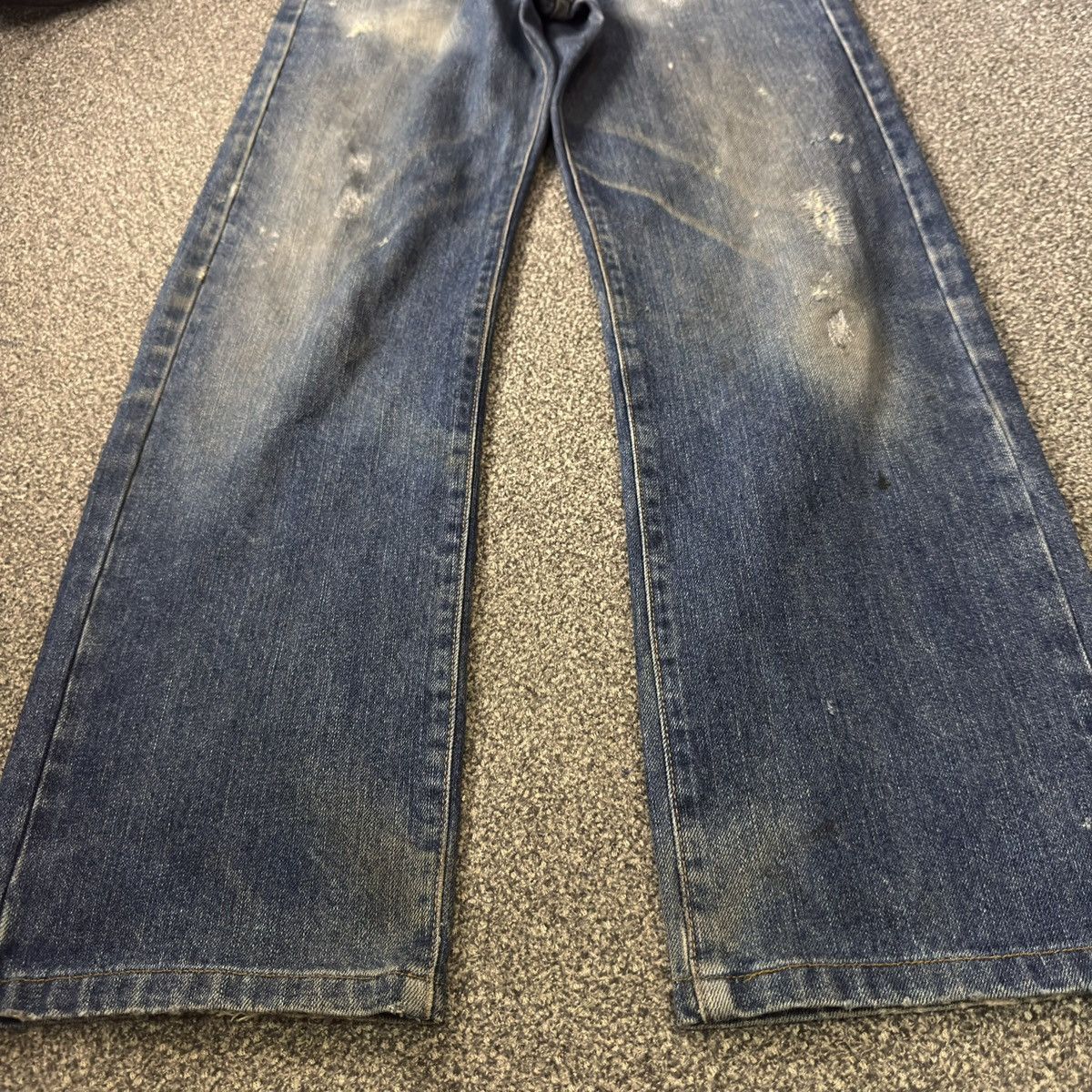 Warehouse Vintage Japanese Denim Warehouse Distressed Dirty Wash Jean Size US 27 - 7 Thumbnail