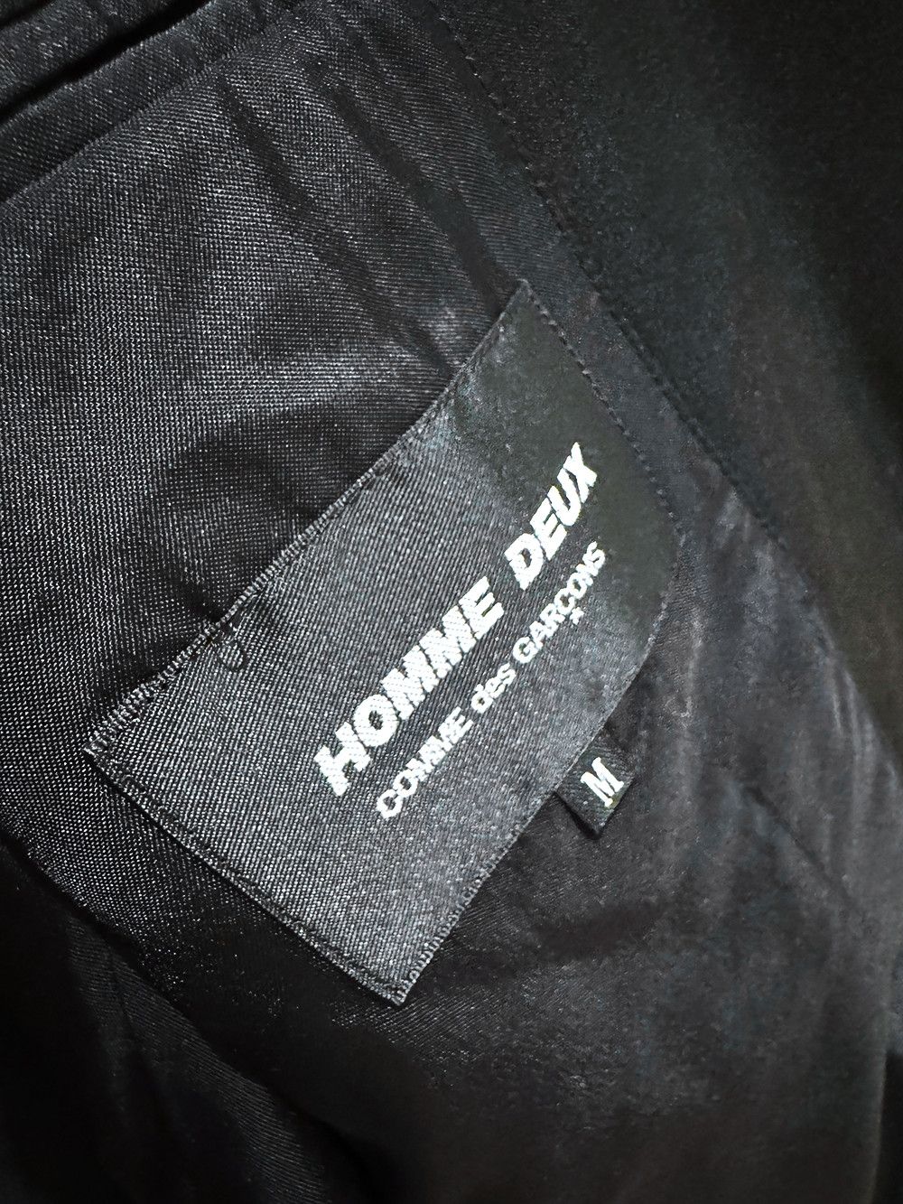 Comme des Garcons Homme Deux Comme Des Garçons Homme Deux Black Blazer (Size M) Size 40R - 4 Thumbnail