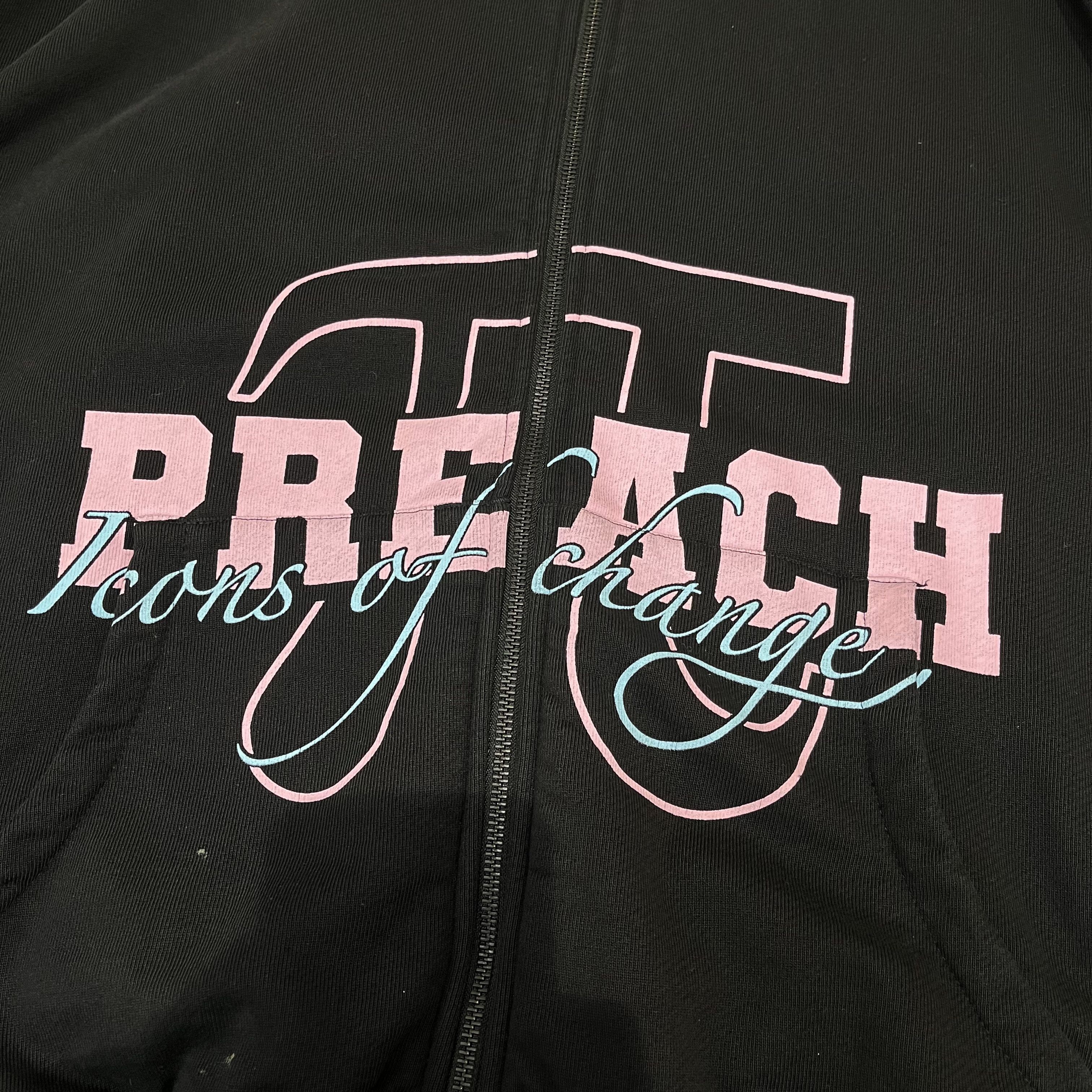 Preach Preach Zip Hoodie Black Size US XL / EU 56 / 4 - 3 Thumbnail