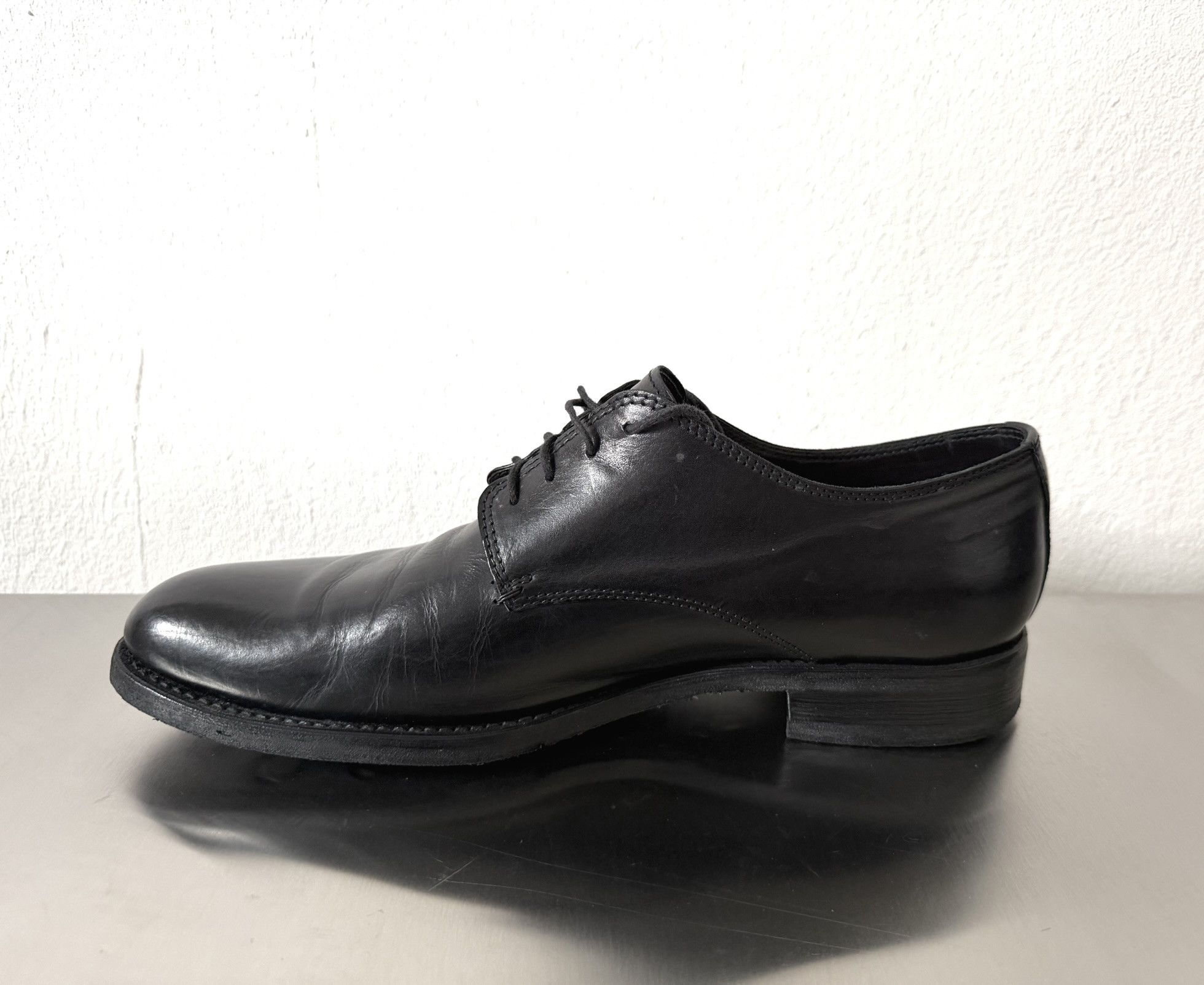 Costume National Costume National Homme Black Leather Derby EU44 Size US 11 / EU 44 - 4 Thumbnail