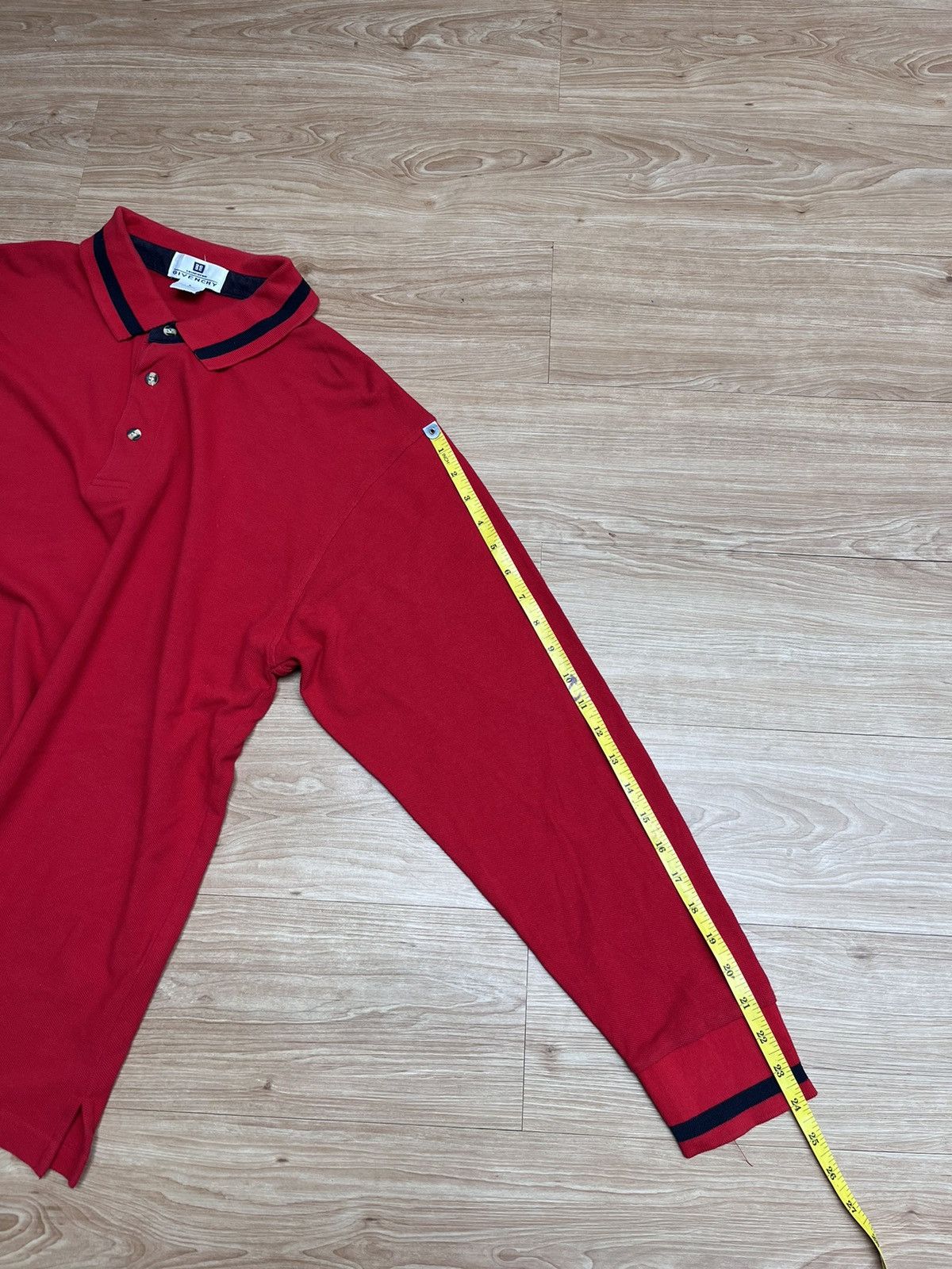 Givenchy × Vintage Vintage Givenchy Polo Shirt Rugby Long Sleeve Size US L / EU 52-54 / 3 - 8 Thumbnail