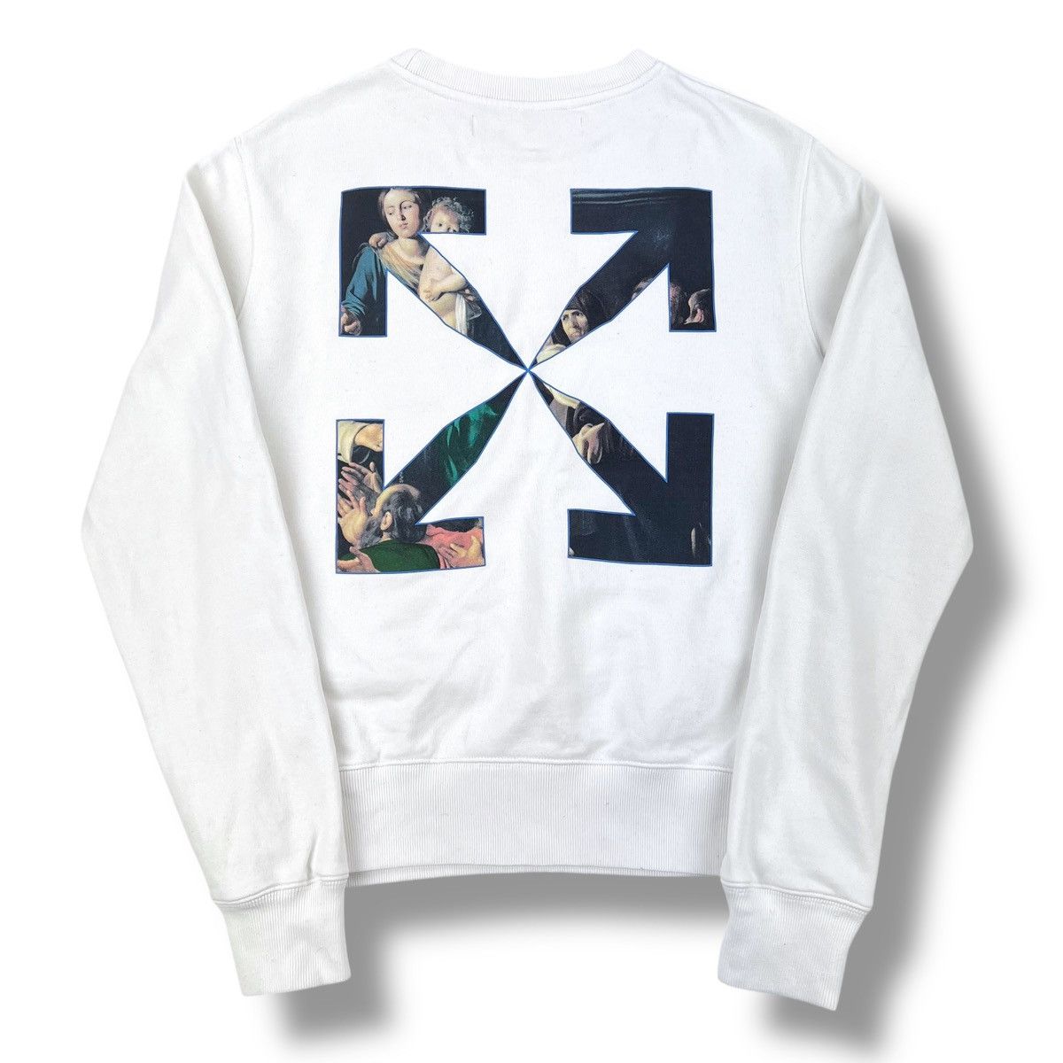 Off-White Off-White Caravaggio Painting White Sweatshirt Size US S / EU 44-46 / 1 - 3 Thumbnail