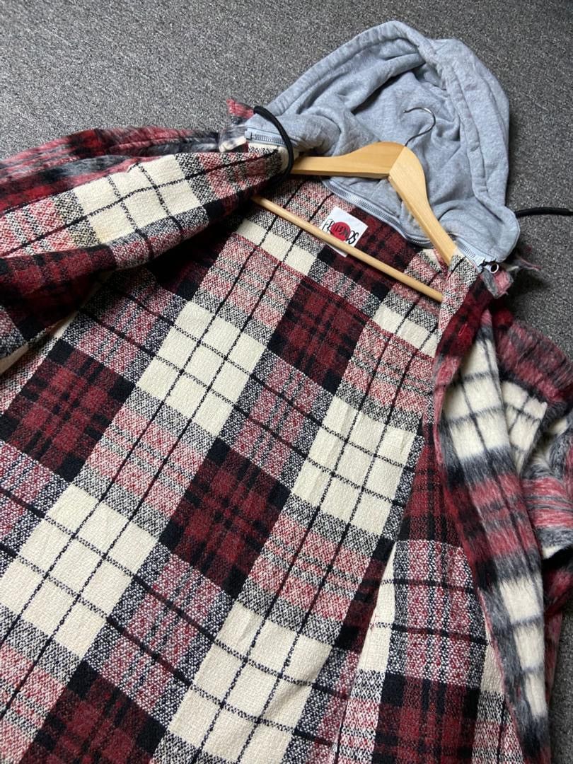 Japanese Brand FR(13)NDS Japanese Brand Plaid Fleece Jacket (179) Size US XL / EU 56 / 4 - 5 Thumbnail