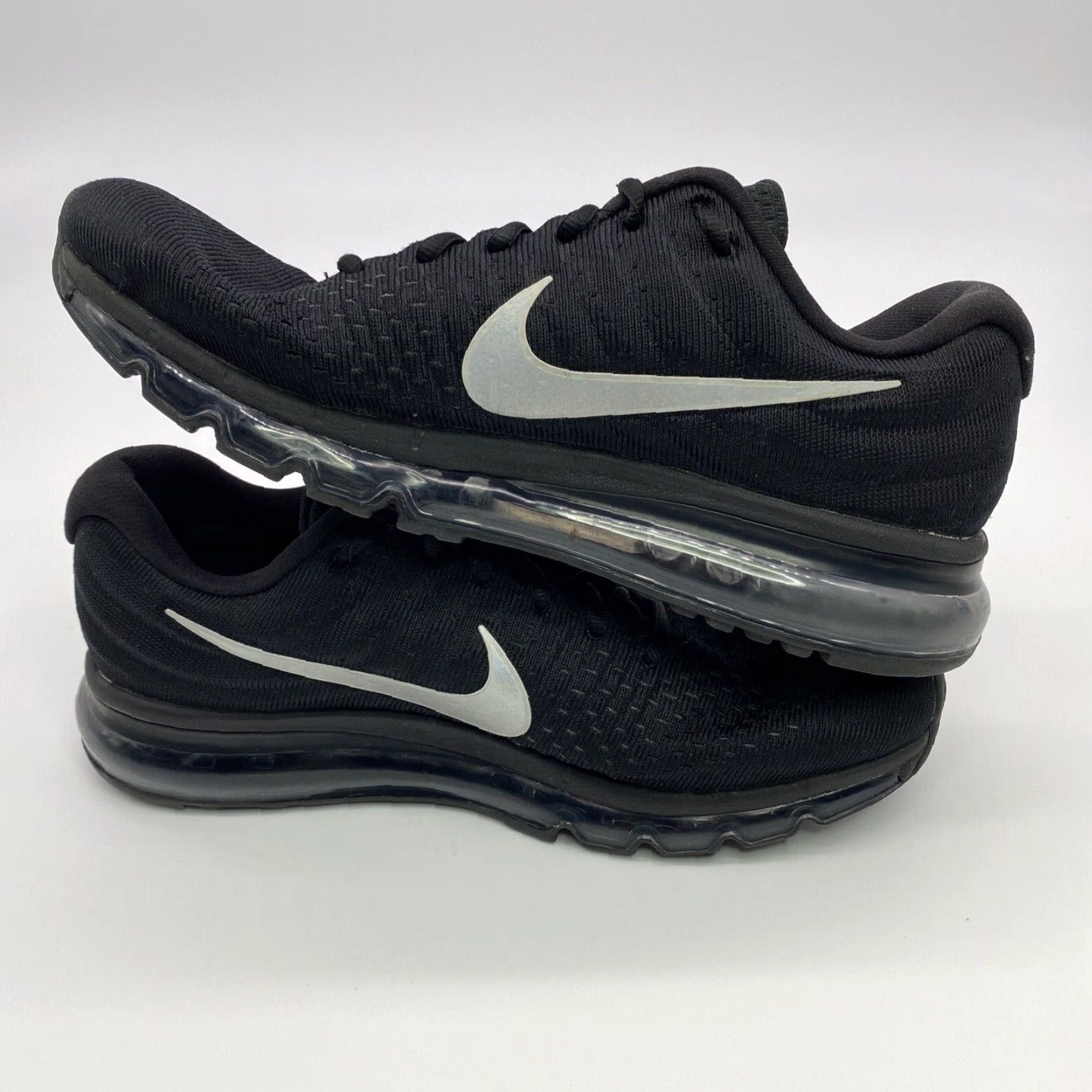 Nike NIKE Air Max 2017 Sneaker Men Black Anthracite 3M Reflective 849559-001 SZ10 Limited Release 2017 Monochrome Athletic Running Shoes Size US 10 / EU 43 - 7 Thumbnail