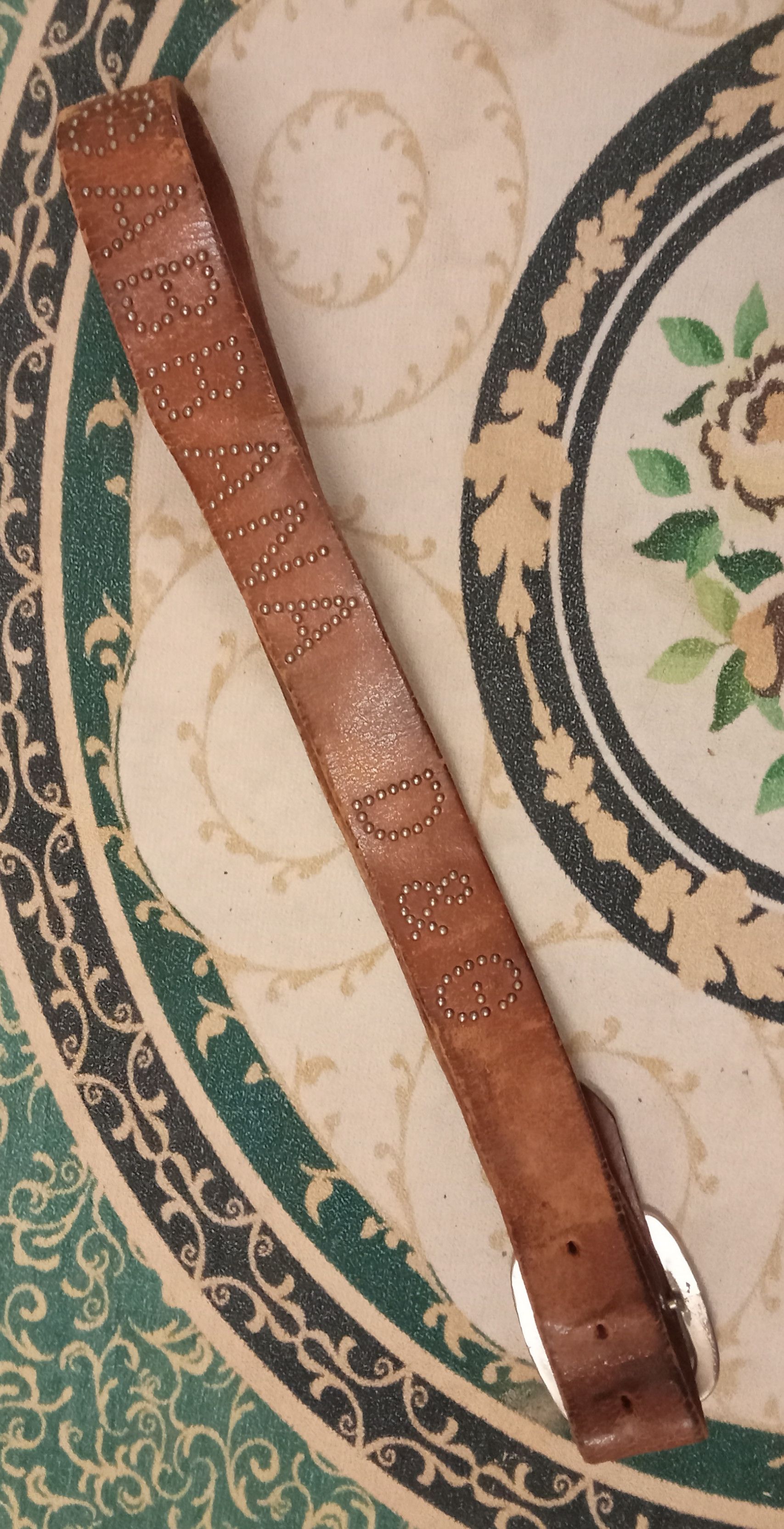 Dolce & Gabbana Vintage Dolce & Gabbana Rare Studs Leather Belt Size 36 - 10 Thumbnail
