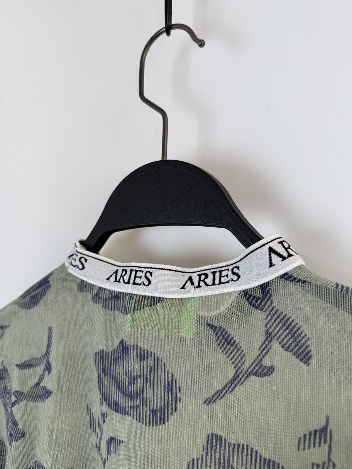 Aries Aries Roses Tulle Printed Long Sleeve Mesh Top Size M / US 6-8 / IT 42-44 - 8 Thumbnail