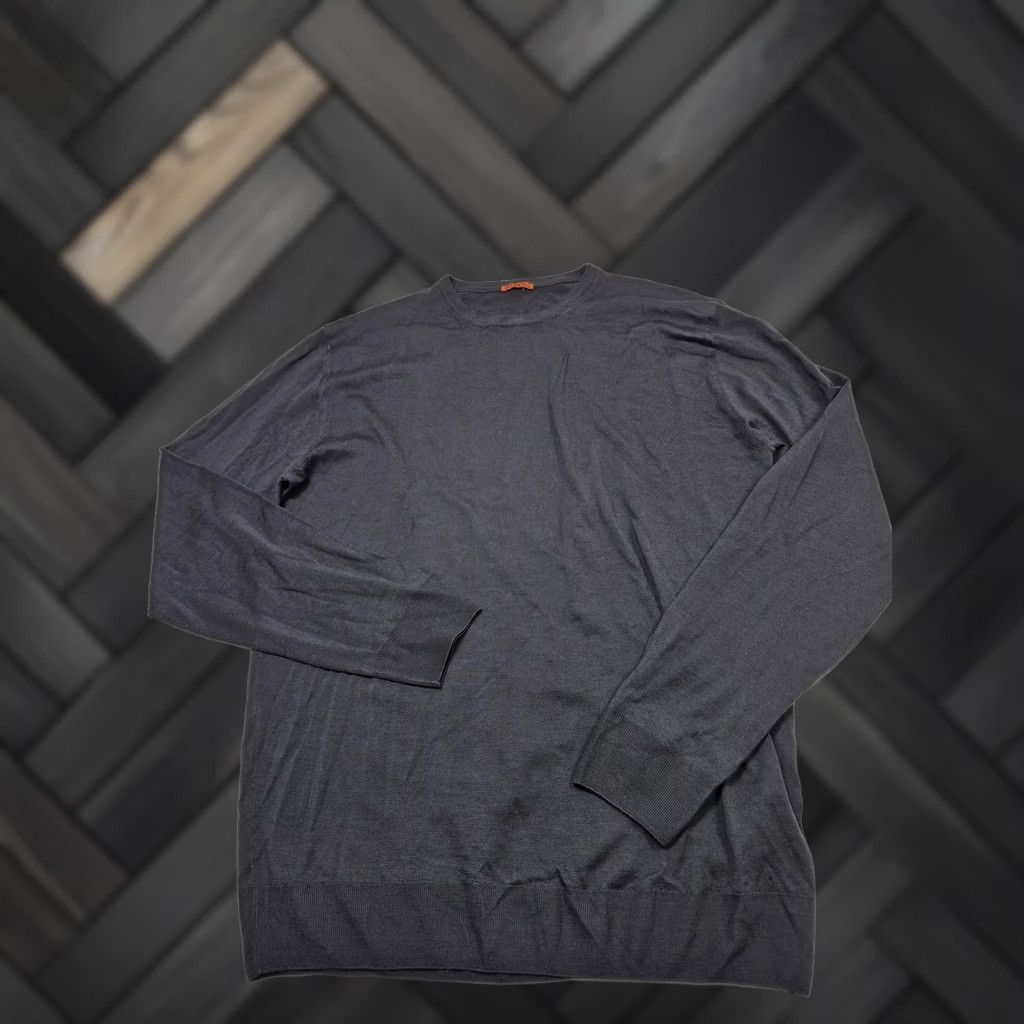 Barena Barena Venezia Sweater Mens XL Gray Extrafine Merino Wool Crewneck Knit Size US XL / EU 56 / 4 - 1 Thumbnail