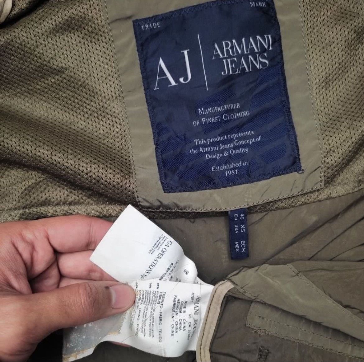 Armani Armani Jeans Parka Jacket Size US XS / EU 42 / 0 - 10 Thumbnail