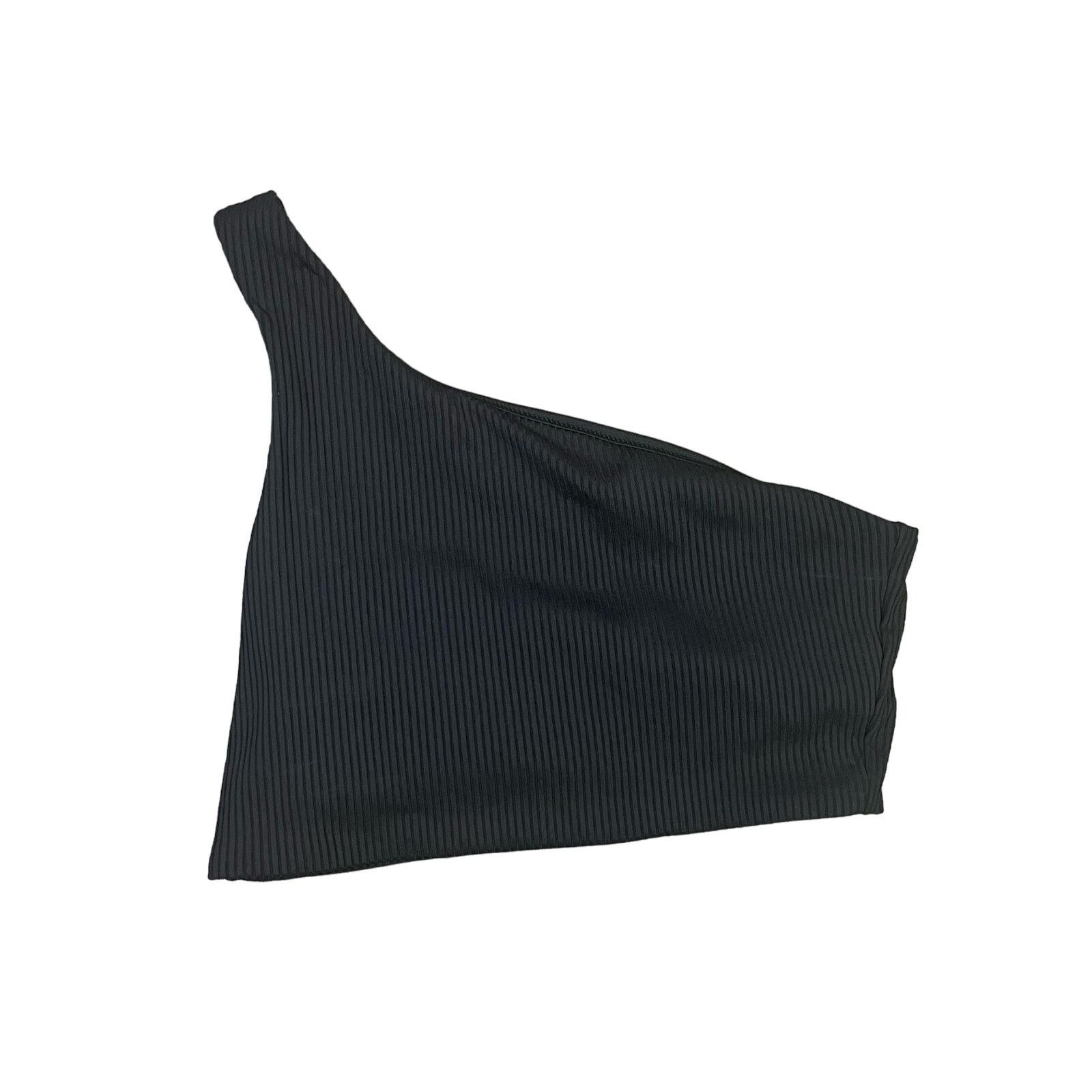 Madewell Madewell Ribbed One Shoulder Bikini Top Swimsuit US Womens L Size L / US 10 / IT 46 - 1 Thumbnail