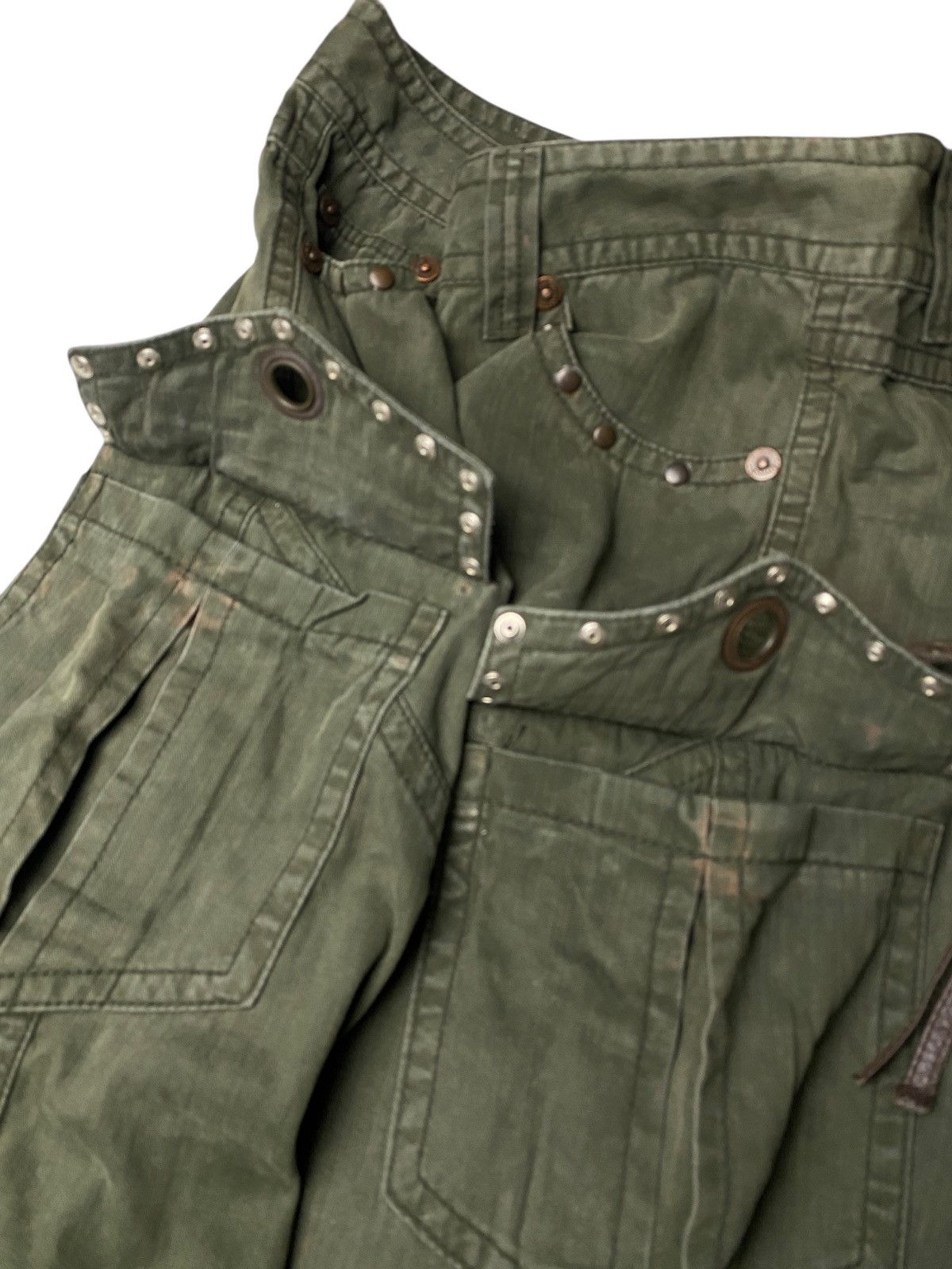 Hysteric Glamour 2000's DOHC Multipocket Studded Cargo Pants Size US 28 / EU 44 - 9 Thumbnail